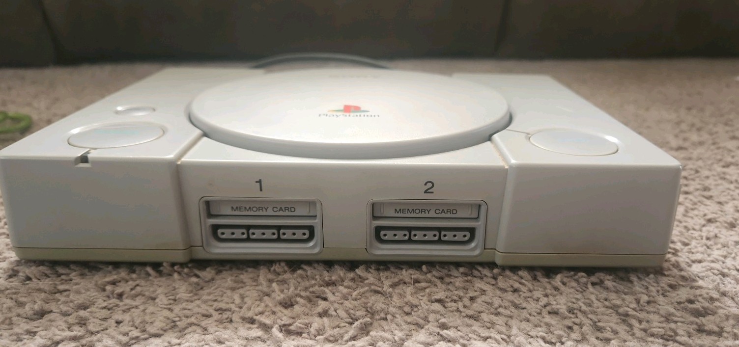 PlayStation 1 Gray Bundle Console Controller Games Memory Card Power Cord TESTED
