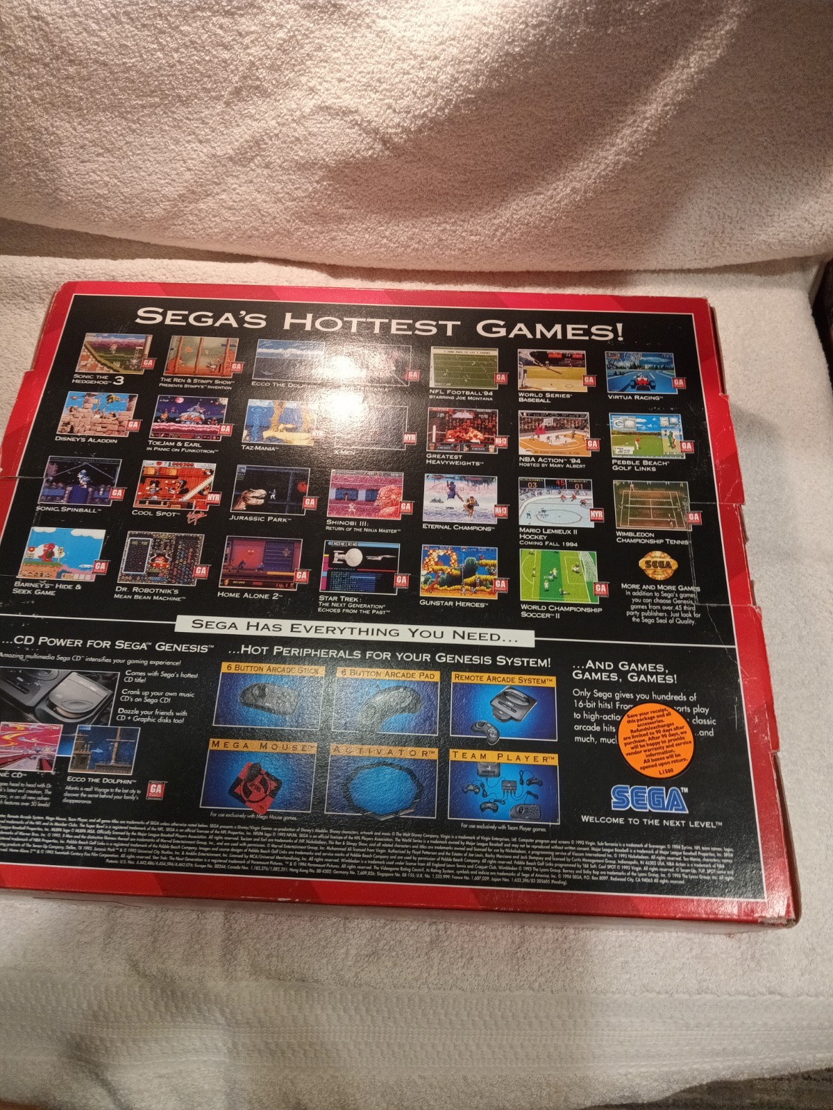 Sega Genesis Model 2 Console – Sonic Spinball System (Complete in Box)