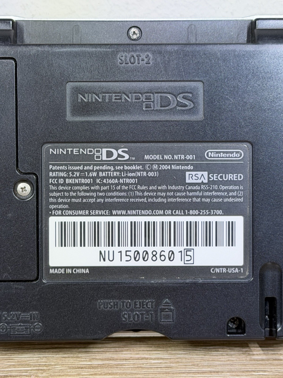 Nintendo DS Titanium Console NTR-001 with Charger TESTED | READ