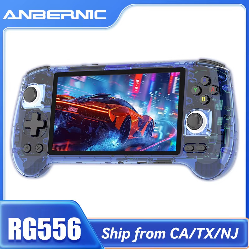 RG556 Retro Handheld Game Console Android 13 5.48″ OLED WiFi BT 5500mAh