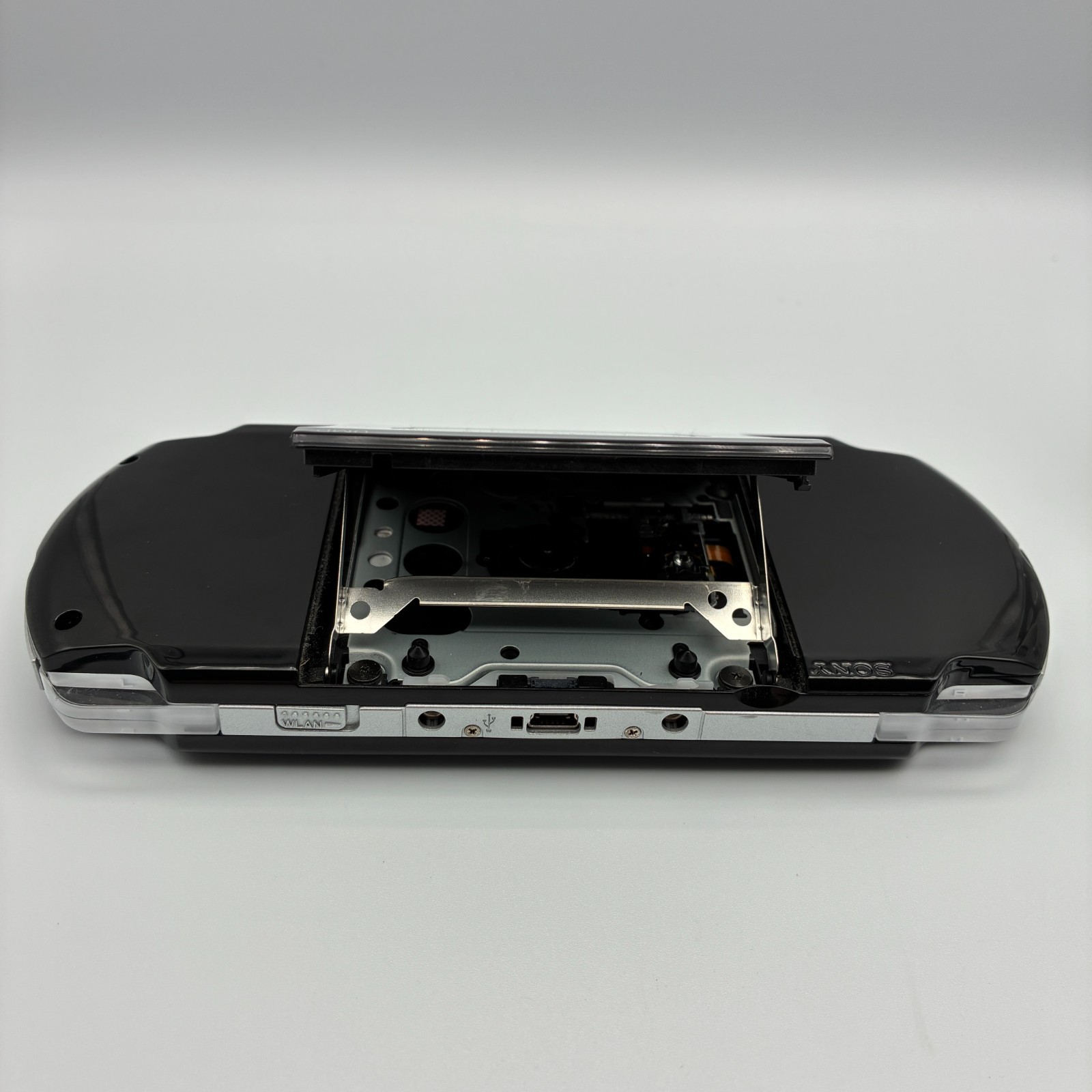 PSP-3000 Black w/ Glass Lens IPS Screen Upgrade New Battery USB-C connector 4GB