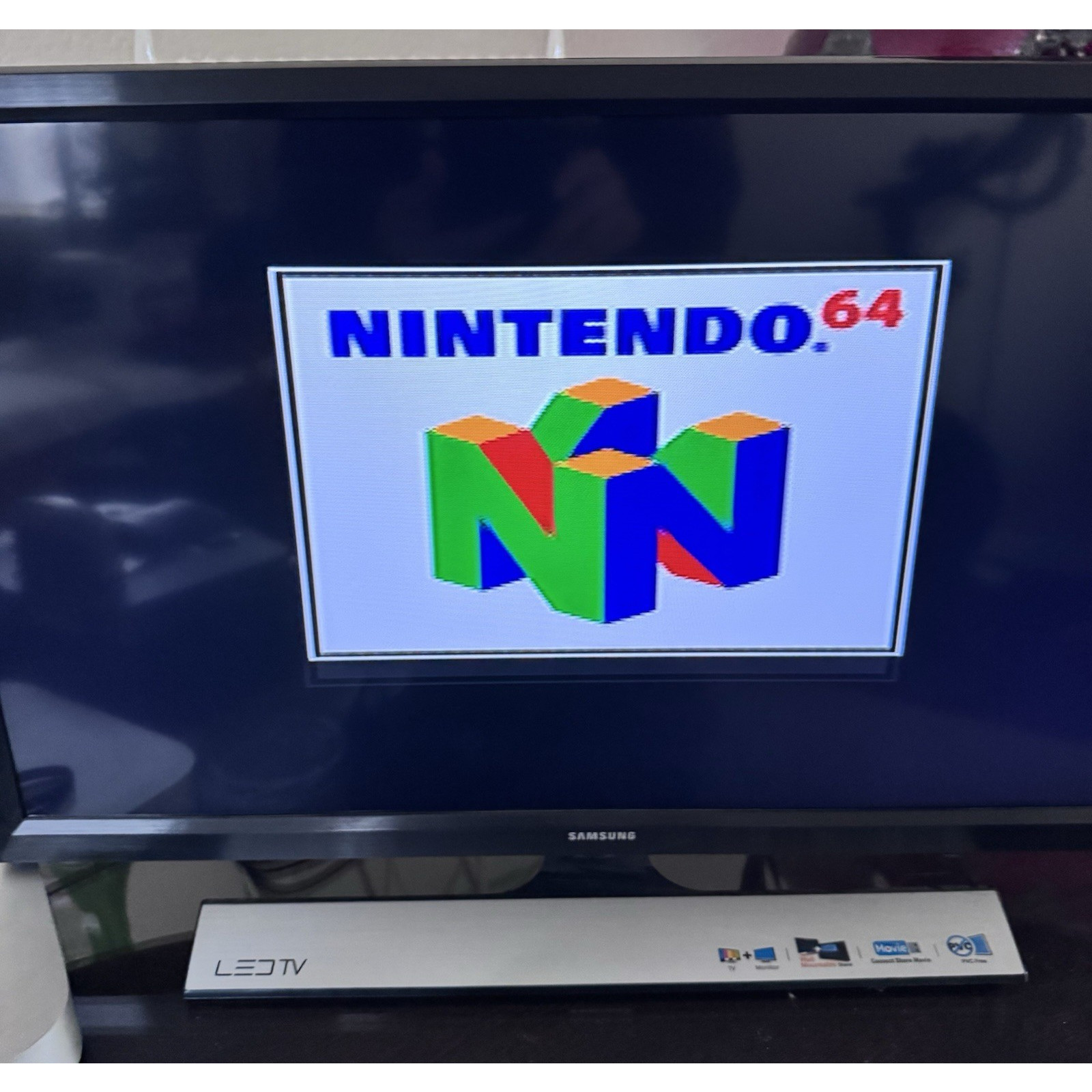 Nintendo 64 N64 Video Game Console With Cords Mad Catz Controller Works