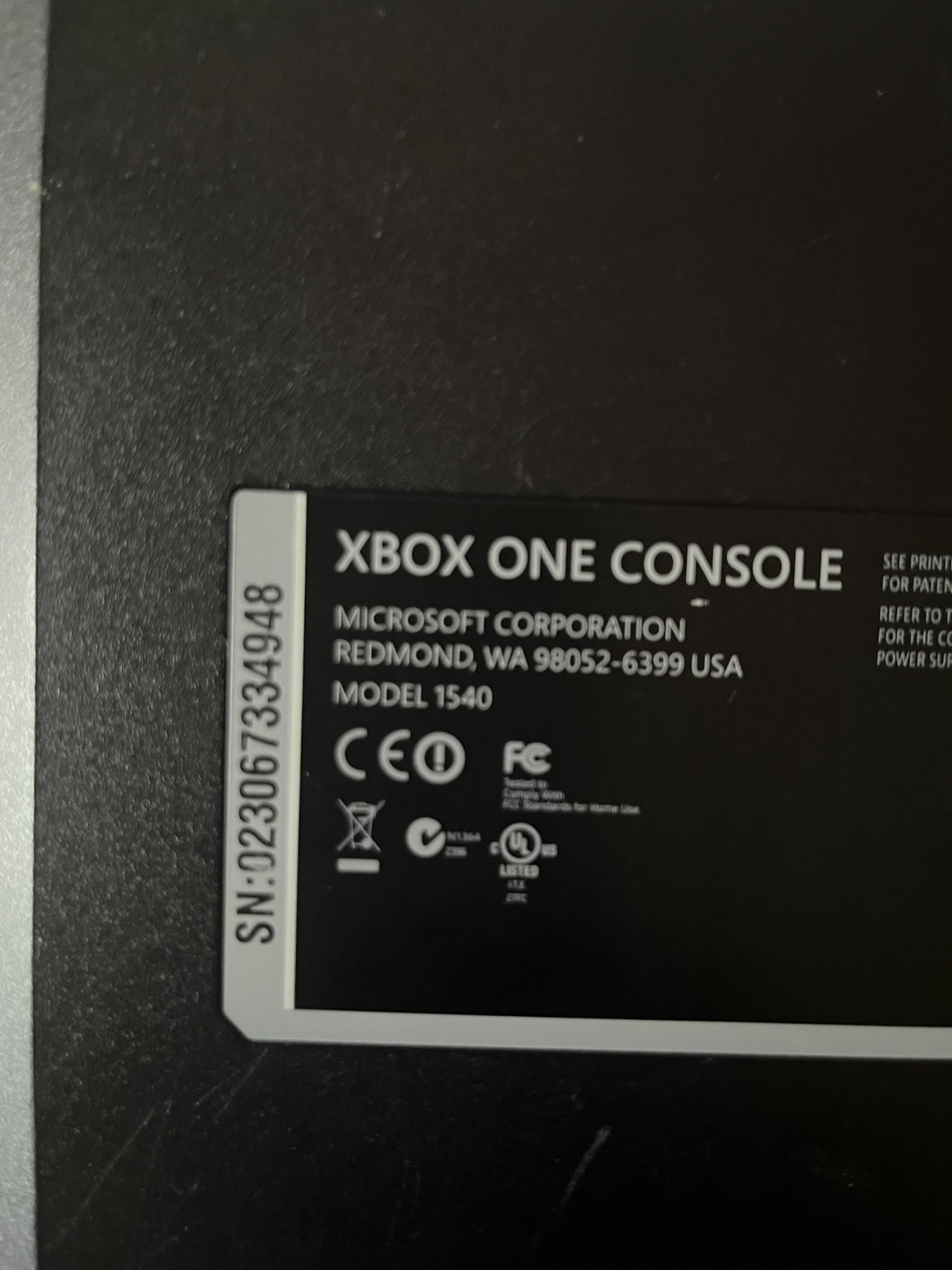 Xbox One 1540 500GB Black Console Bundle/Cords Madden 21/22/23