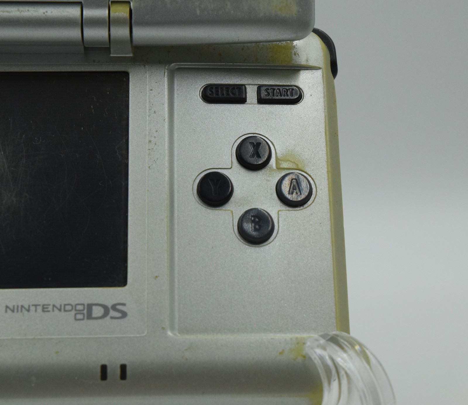 Nintendo Original DS Console Platinum Silver Tested Working Japan OEM