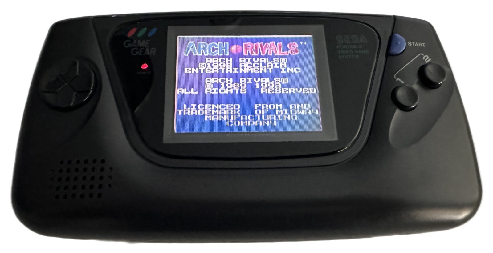 ❤️ SEGA Game Gear Console RECAPPED w CERAMIC SMD Caps, Glass Lens + Video Game