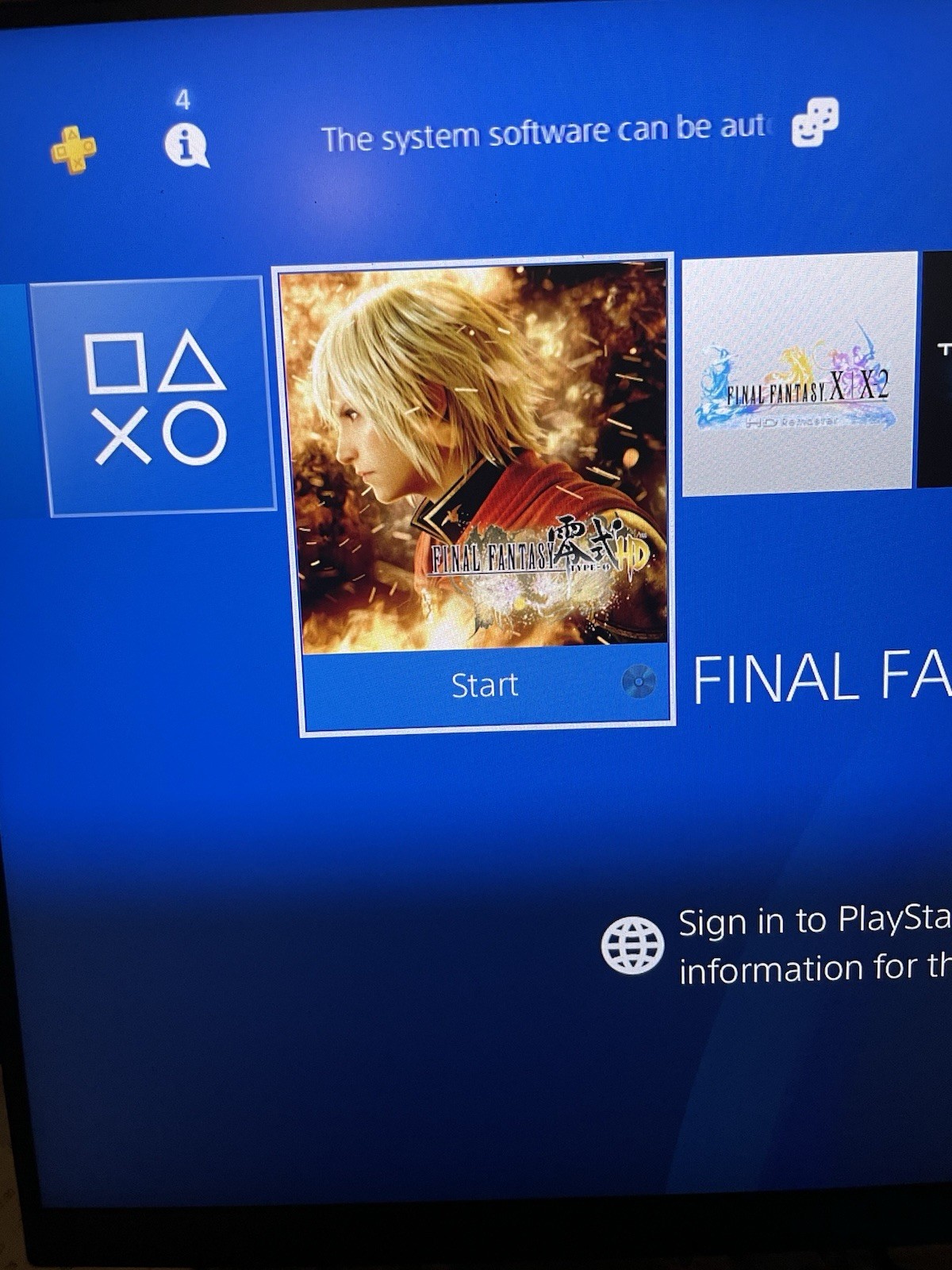 Sony PlayStation 4 FINAL FANTASY Type-0 HD Suzaku Edition 500GB Red Console