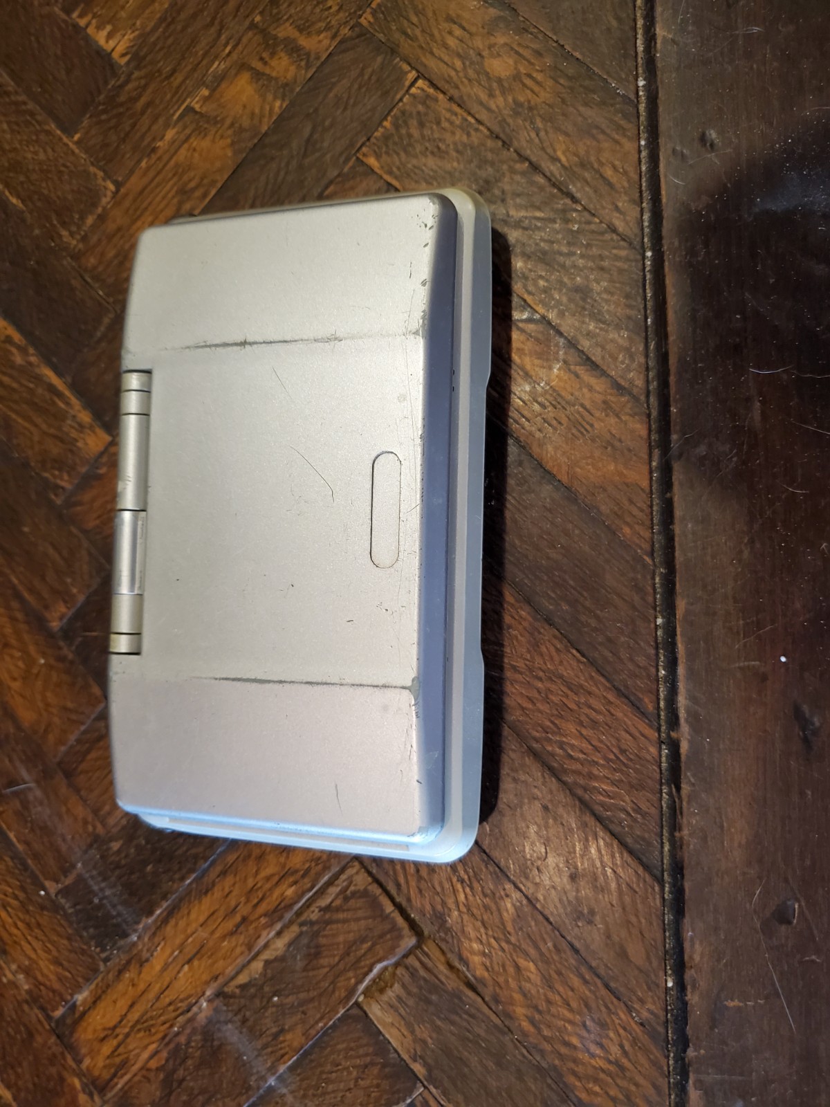 Nintendo DS Silver Handheld System, Works, Shows Wear