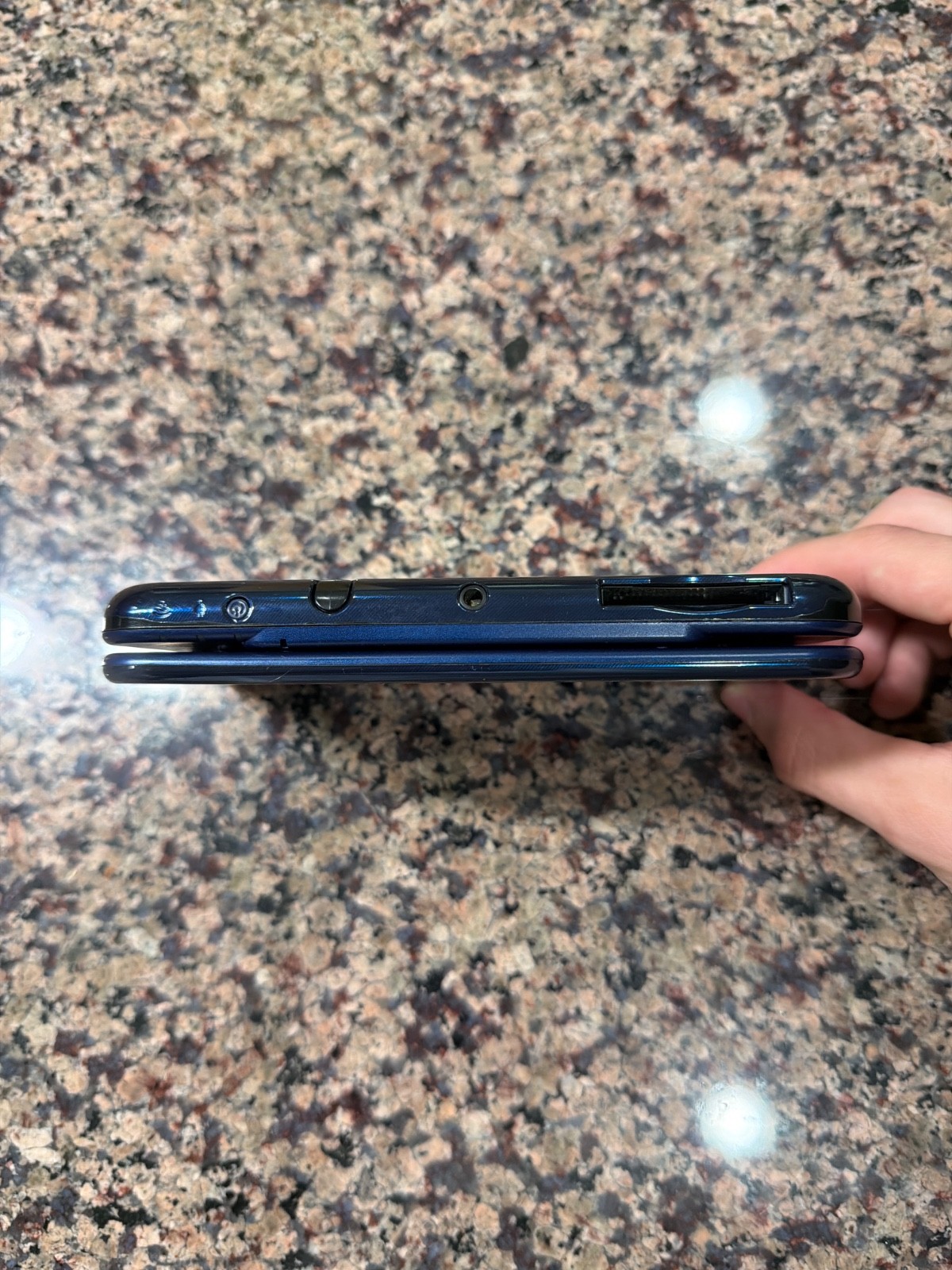 Nintendo New 3DS LL 4GB Handheld Gaming System – Blue – Decent Condition