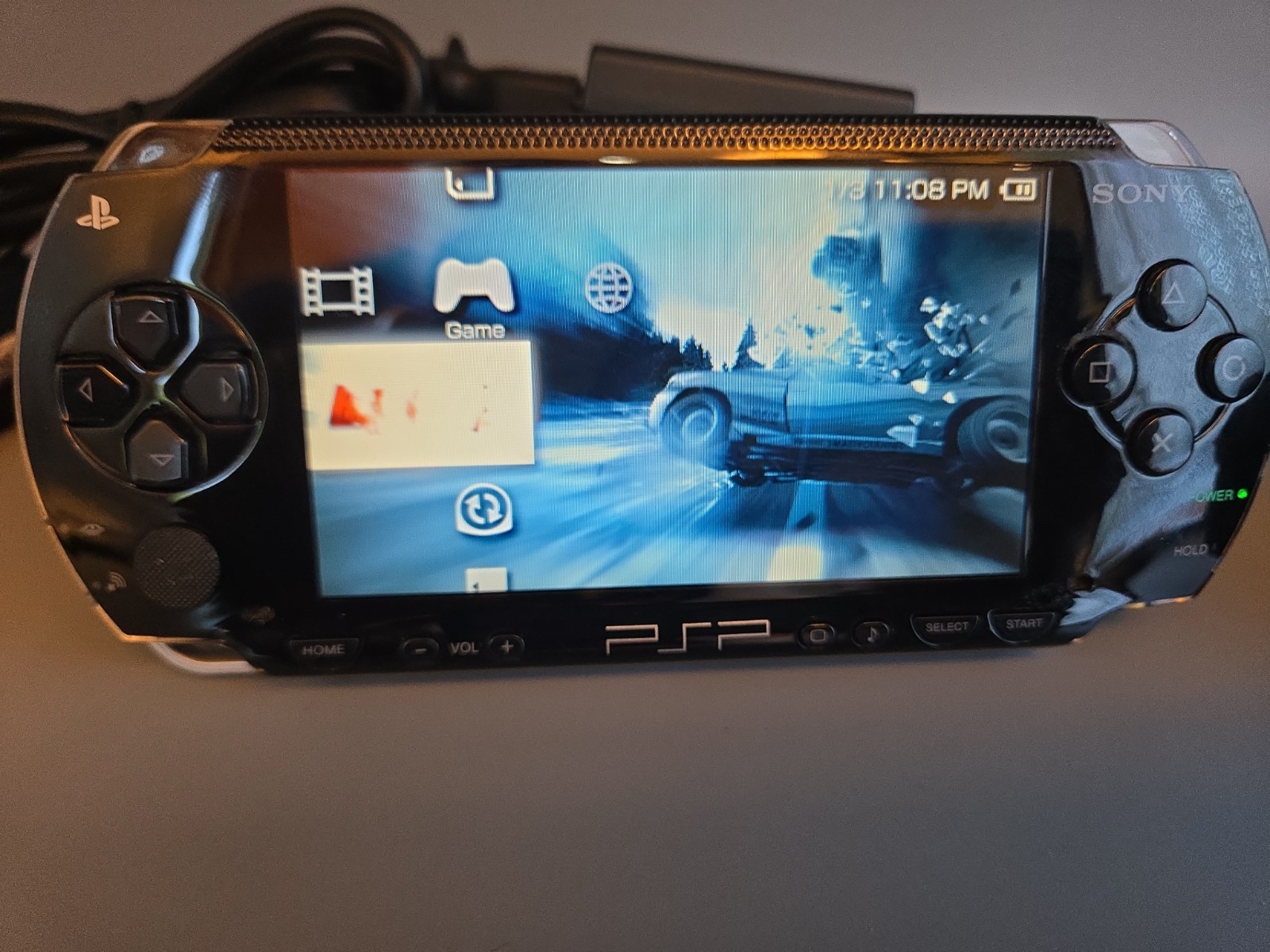 Sony PSP-3001 Bundle – 4 Games 3 Movies+ Case + Charger + New Battery – Tested
