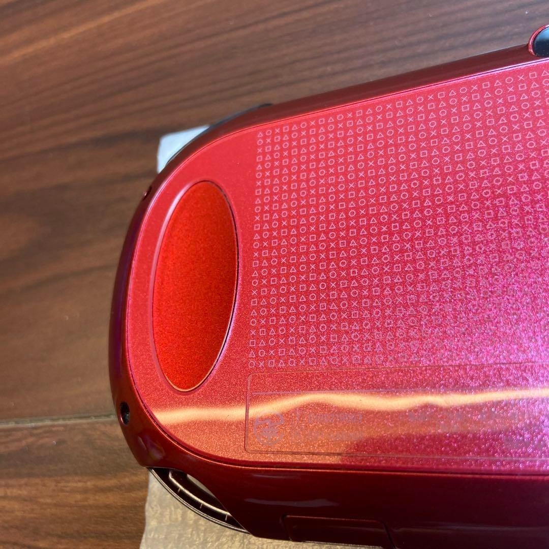 PSVita 1000 Cosmic Red Console 3686 From Japan