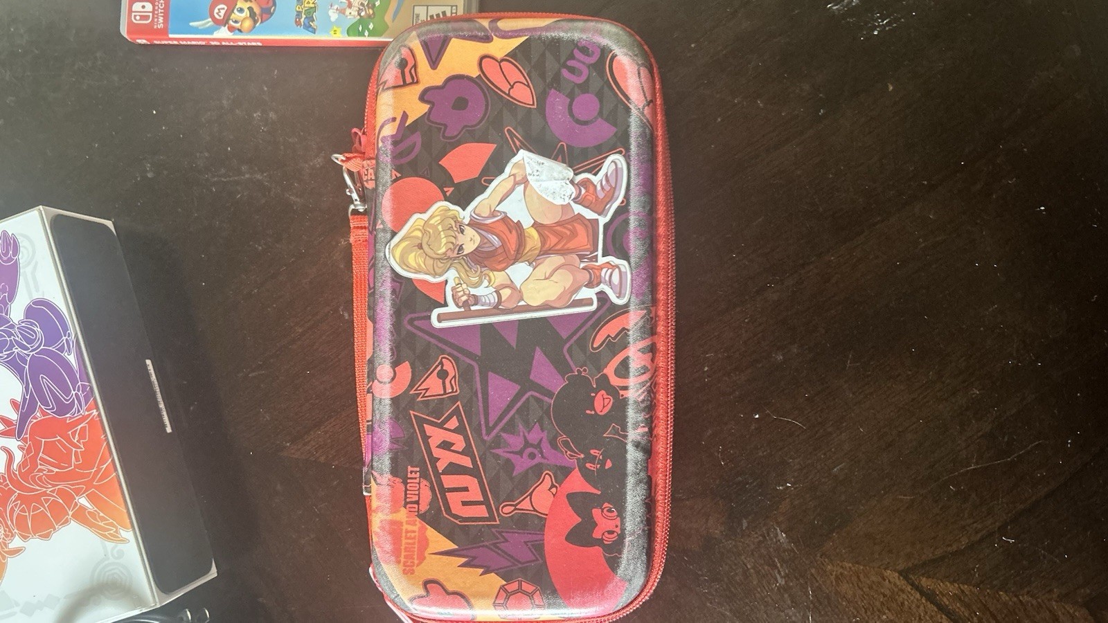 Nintendo Switch OLED Pokemon Scarlet and Violet Bundle w/ Case & Metroid Dread