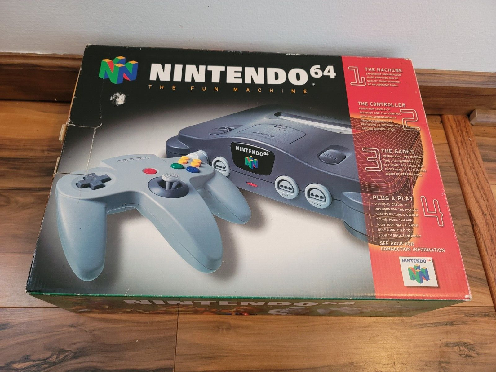 Nintendo 64 N64 Launch System Console CIB Complete In Box Great Shape 14