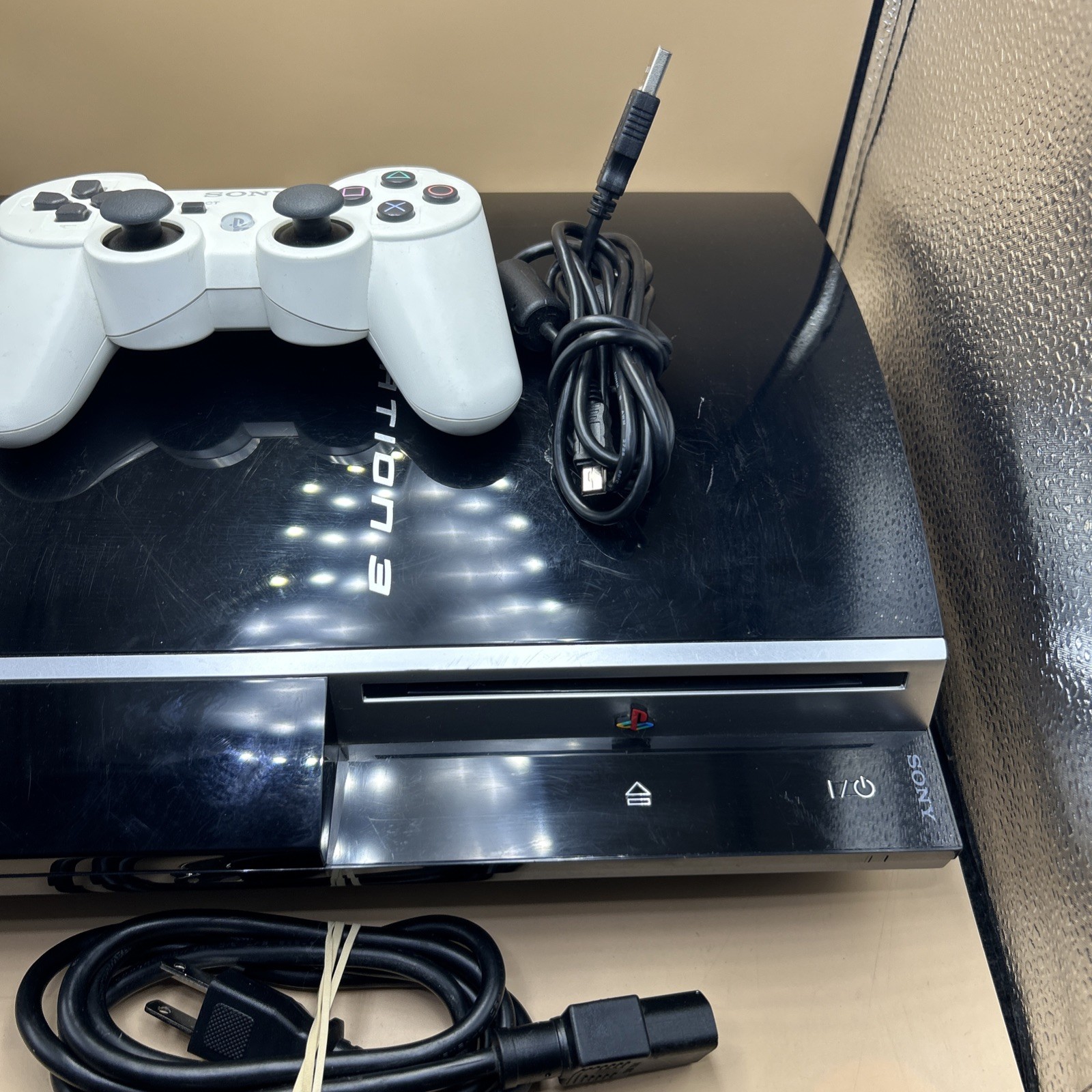 SONY PLAYSTATION 3 SYSTEM 40GB CECH-H01 LOW FIRM 2.0 PS3 Tested