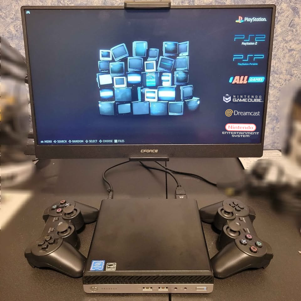 Guaranteed TayStation 2 Game Console Slim Black + Wireless Controllers + USA