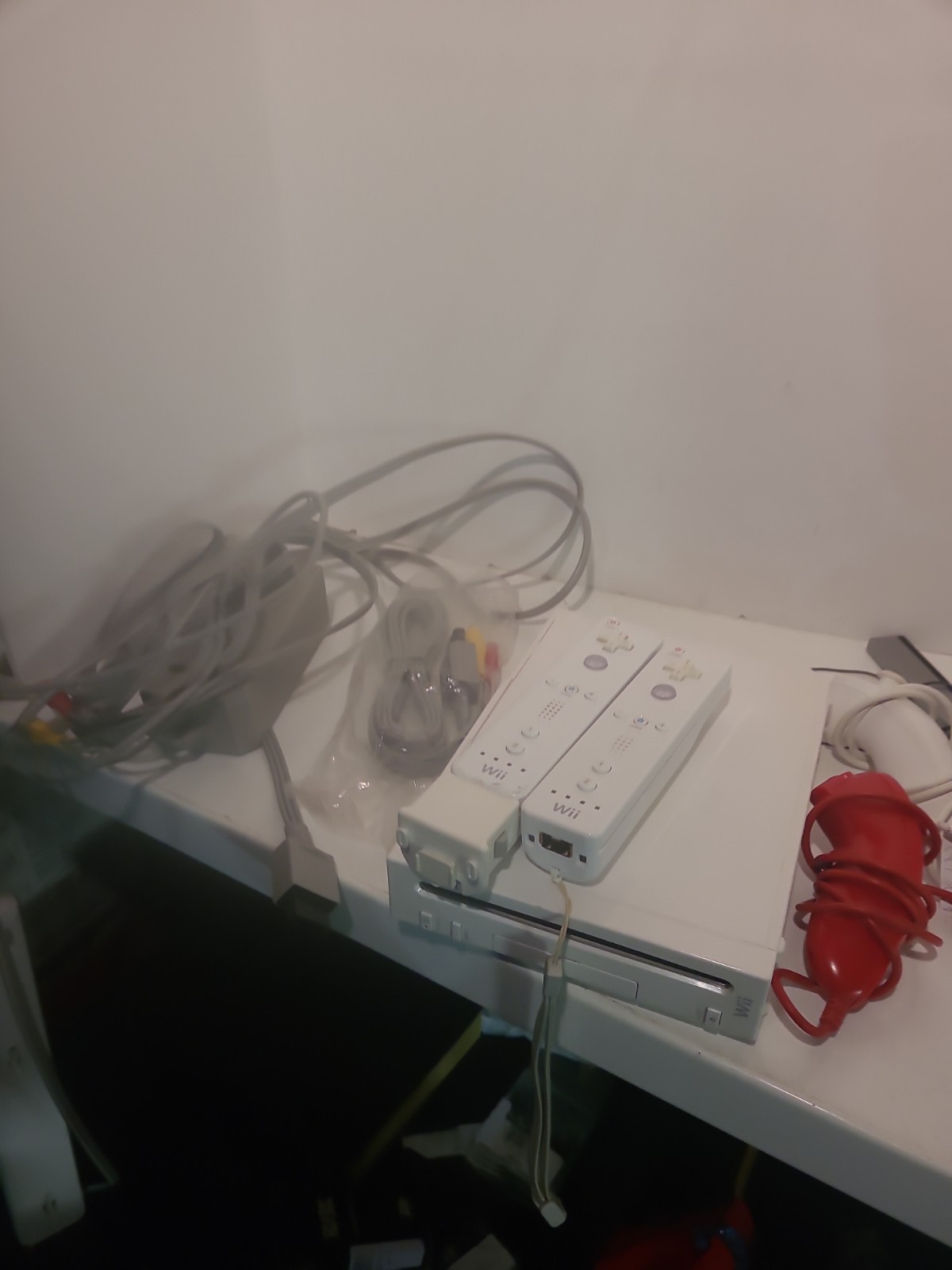 Nintendo Wii Launch Edition White Console RVL-001 OEM CONTROLLER NUNCHUK Works!
