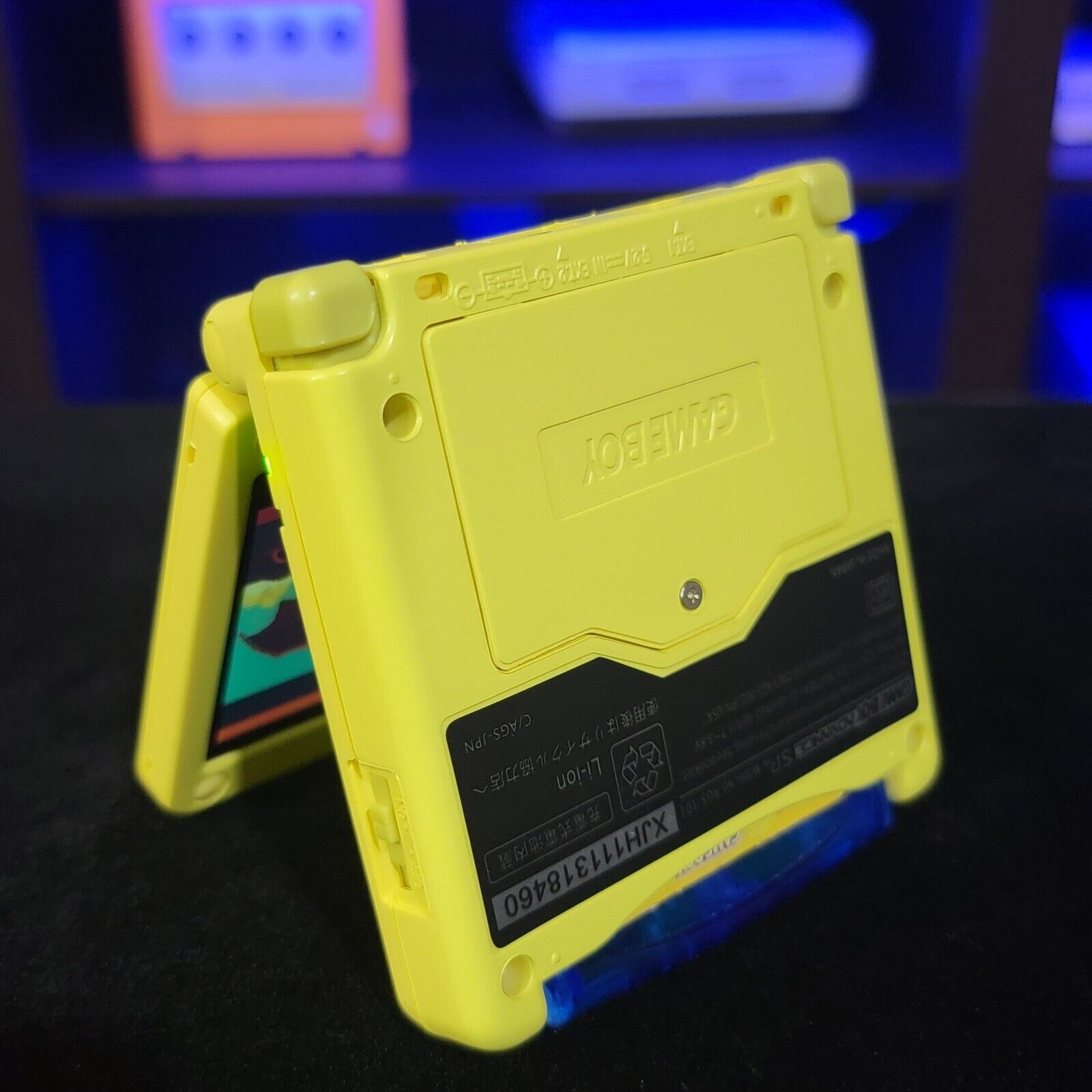 Sponge Bob Yellow Nintendo Game Boy Advance GBA SP IPS MOD Adjustable Brightness