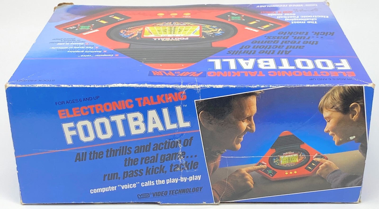 Electronic Handheld Play-By-Play Systems Duo Baseball + Football TESTED WORKING