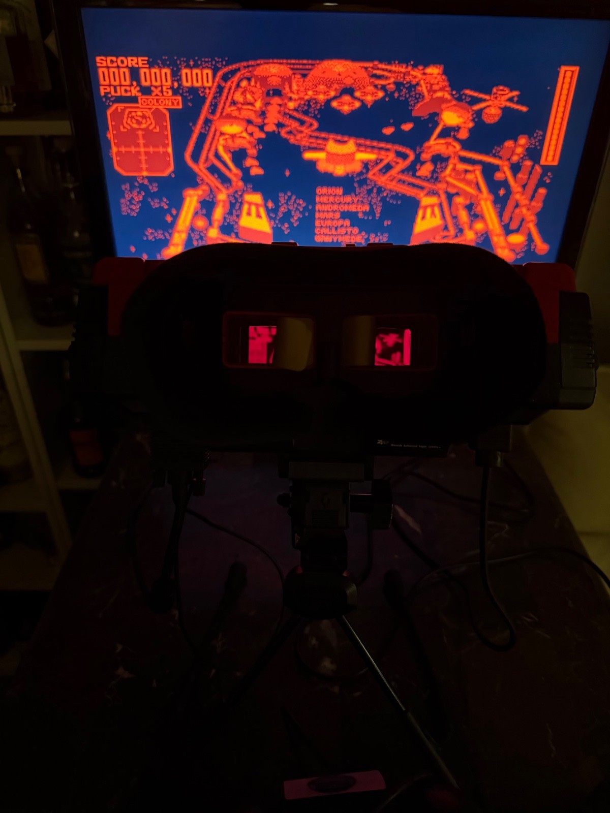 Virtual Boy + VGA Out “Virtual Tap”soldered Eye Patch Ribbons,SSF Lens&recapped