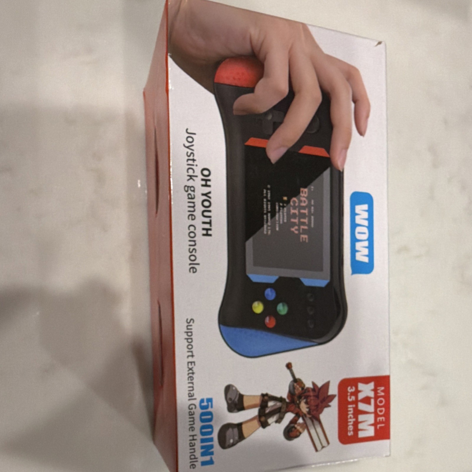 OH YOUTH X7M Handheld Game Console 3.5-inch HD Screen, Handle Support