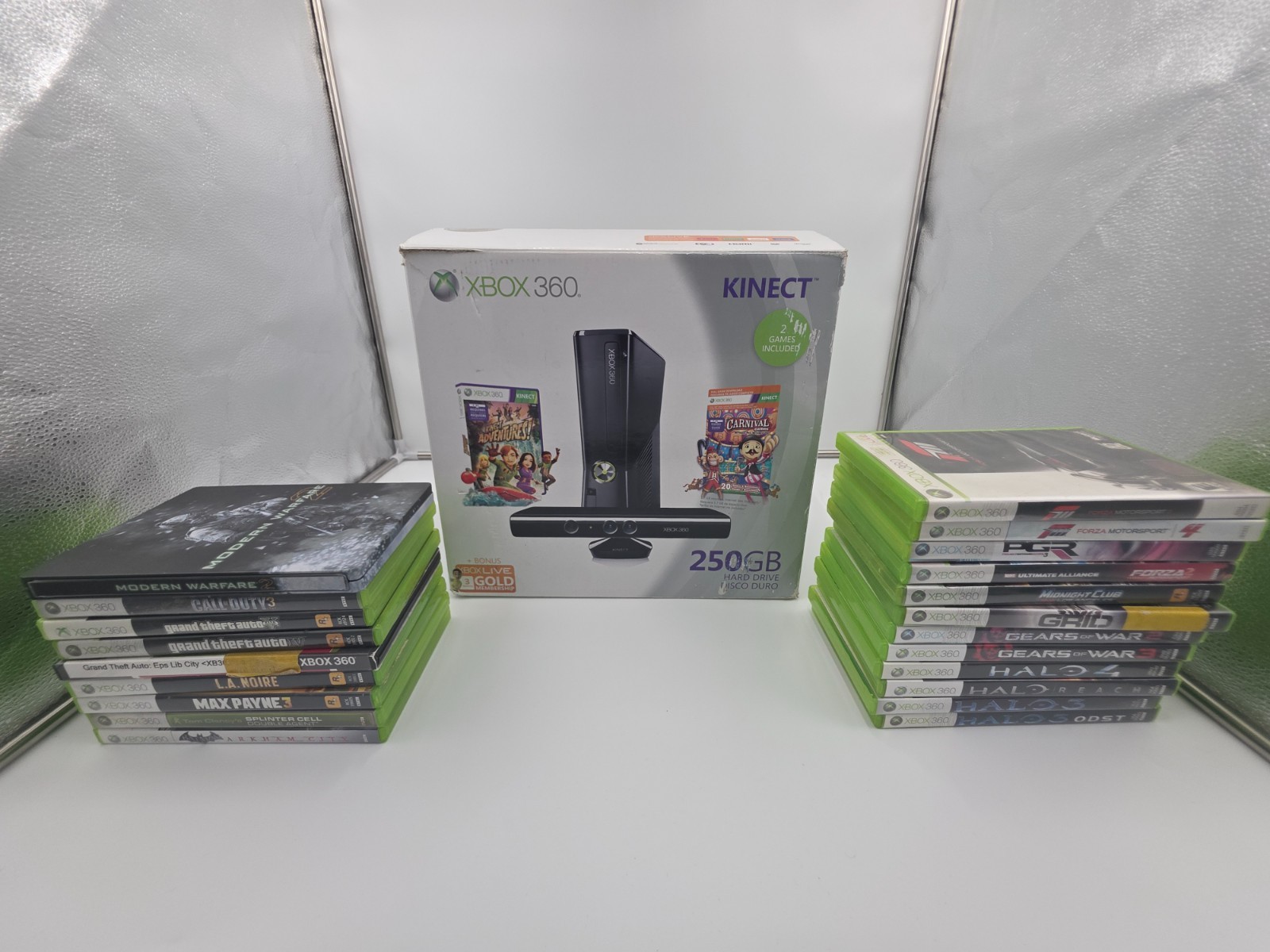 Microsoft 360 S 250gb 2 Controller 23 Games Bundle Lot