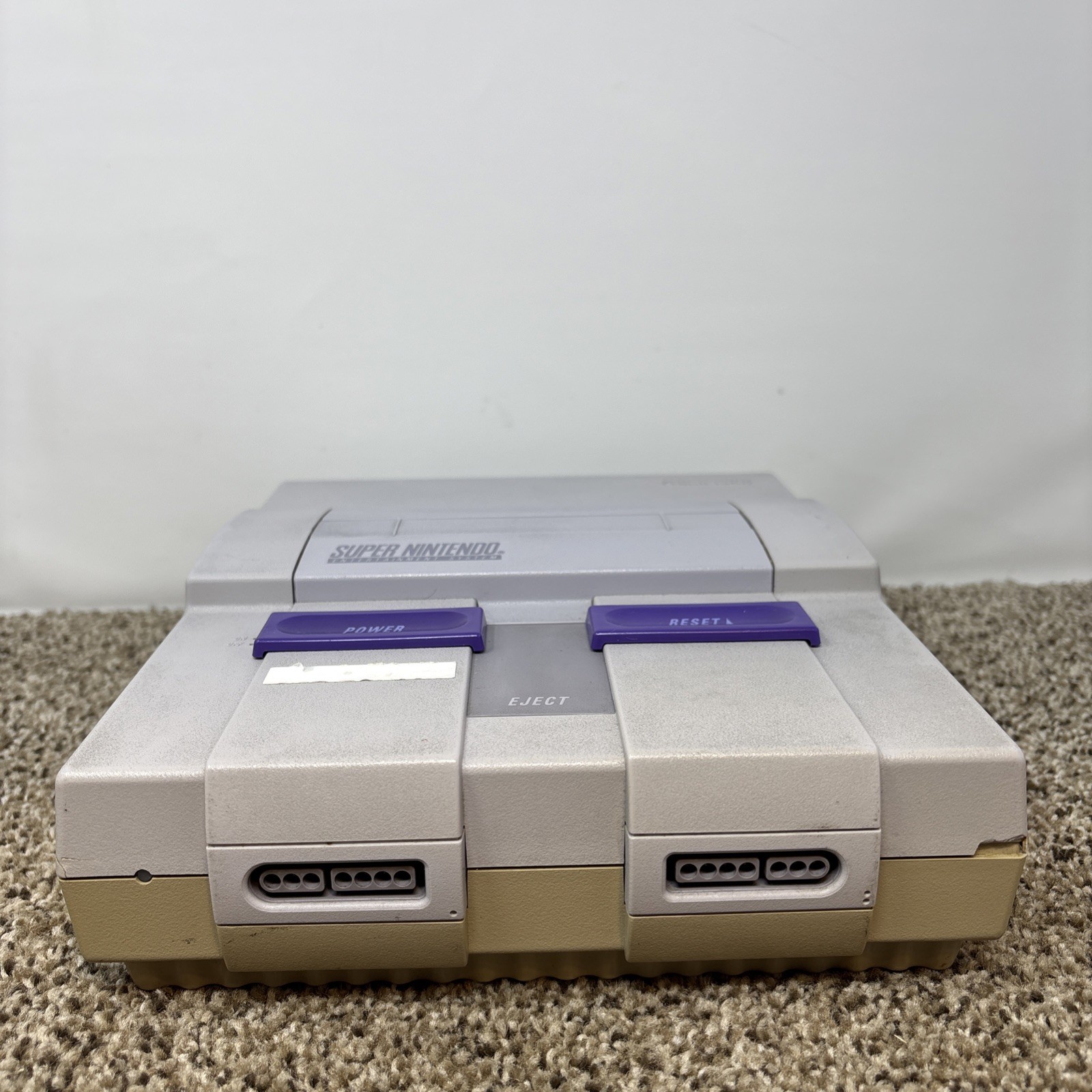 Super Nintendo SNES Console Bundle With Controller Cables Tested