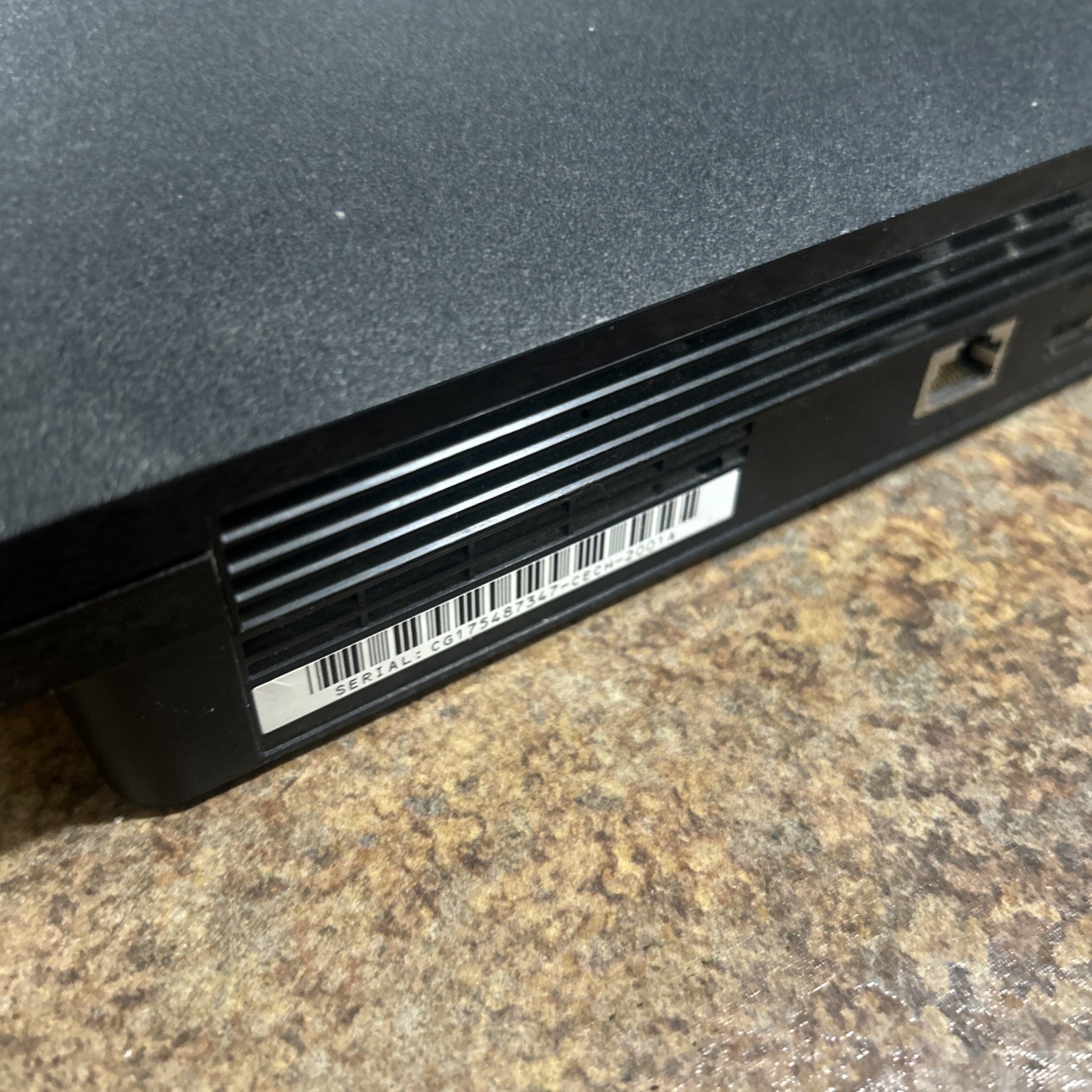 Sony PS3 – Slim 120GB Black Console Cech 2001A With Box And Manual*READ*