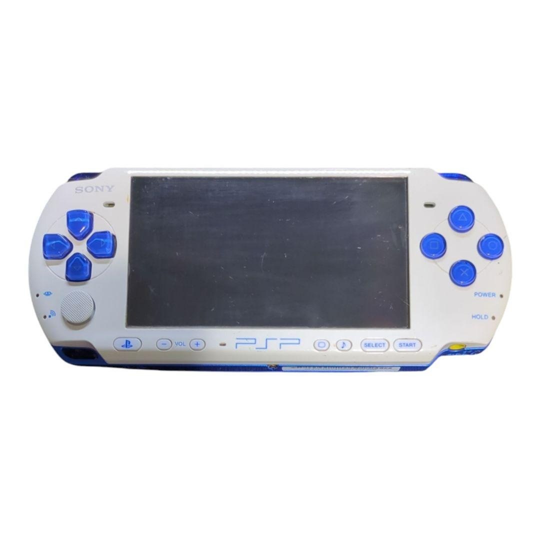 SONY Playstation PSP 3000 White & Blue Console only Region-Free Tested from JPN