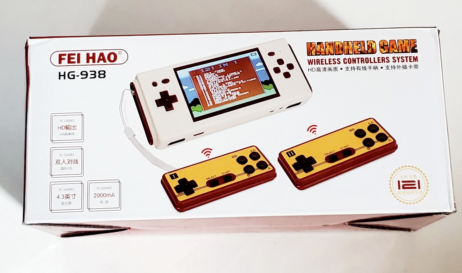 TOP LOADER Handheld 8Bit Console 60pin FC-Pocket Portable Cartridge Game Reader