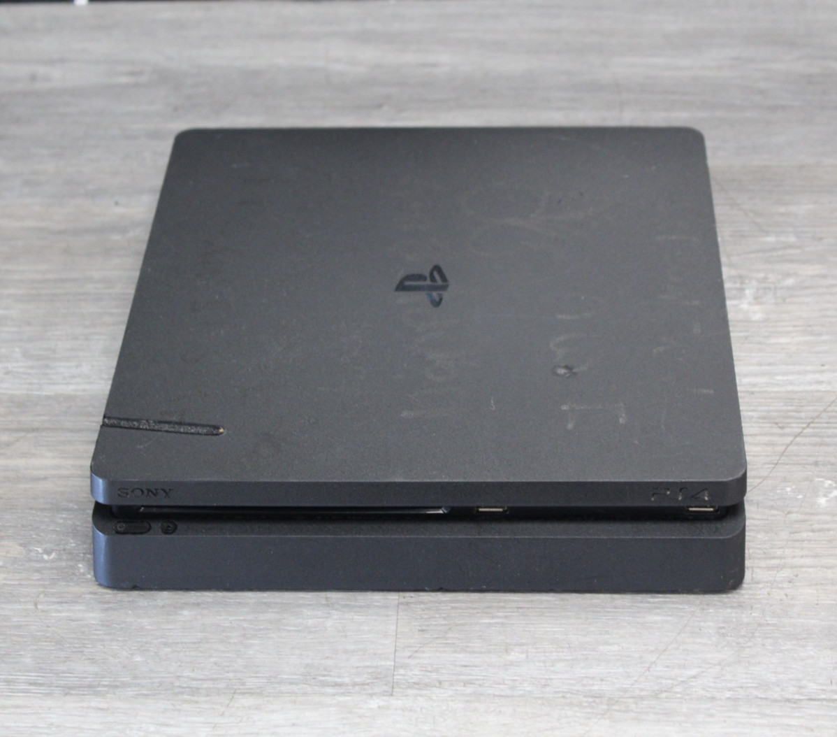 Sony PlayStation 4 Slim PS4 500GB Black Console CUH-2015A with Black Controller