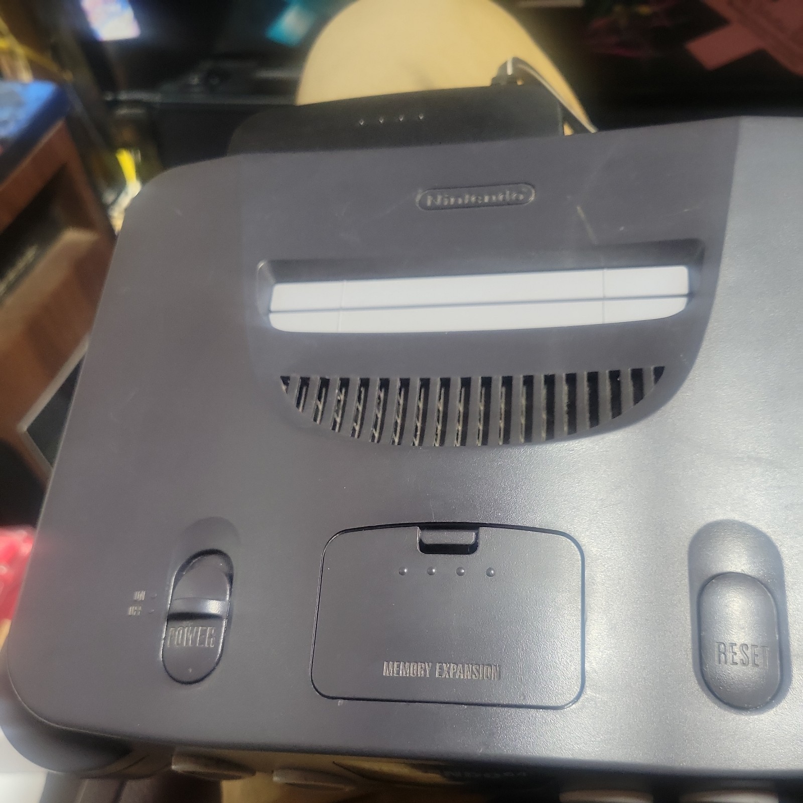 Nintendo N64 System Console Console With Jumper Pack Power Cord Cleaned Tested