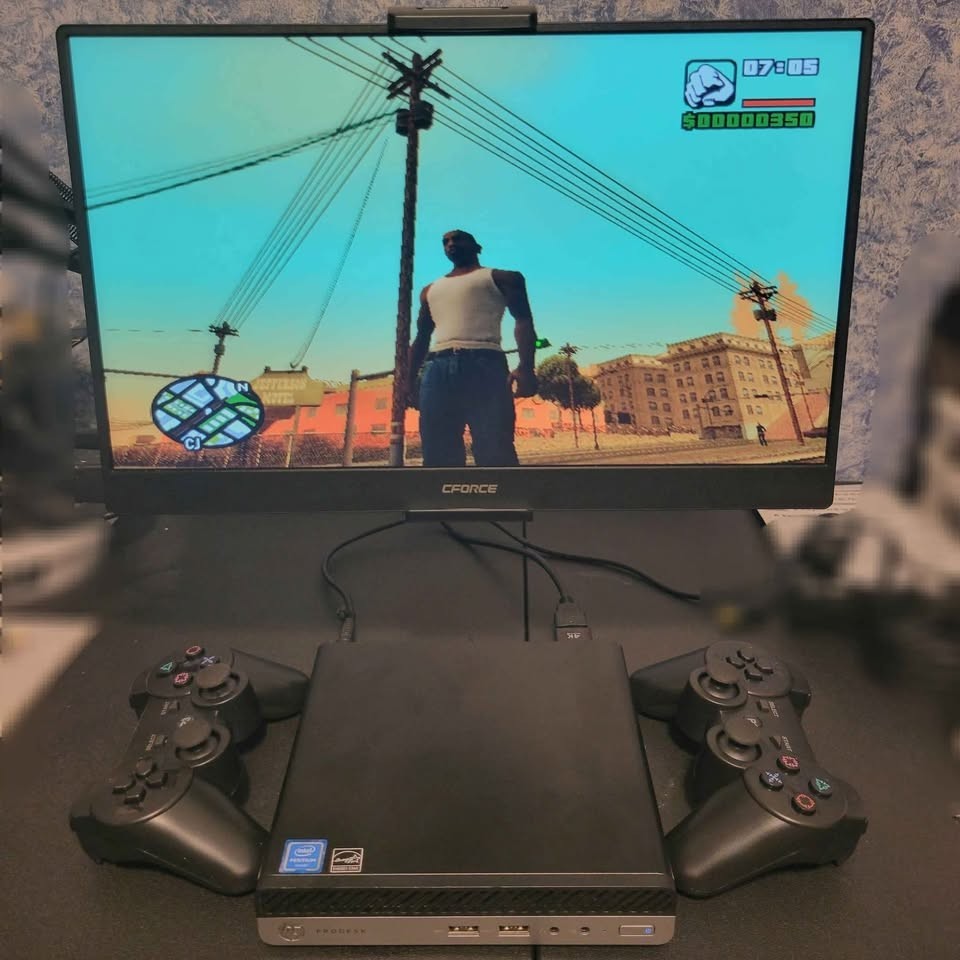 Guaranteed TayStation 2 Game Console Slim Black + Wireless Controllers + USA