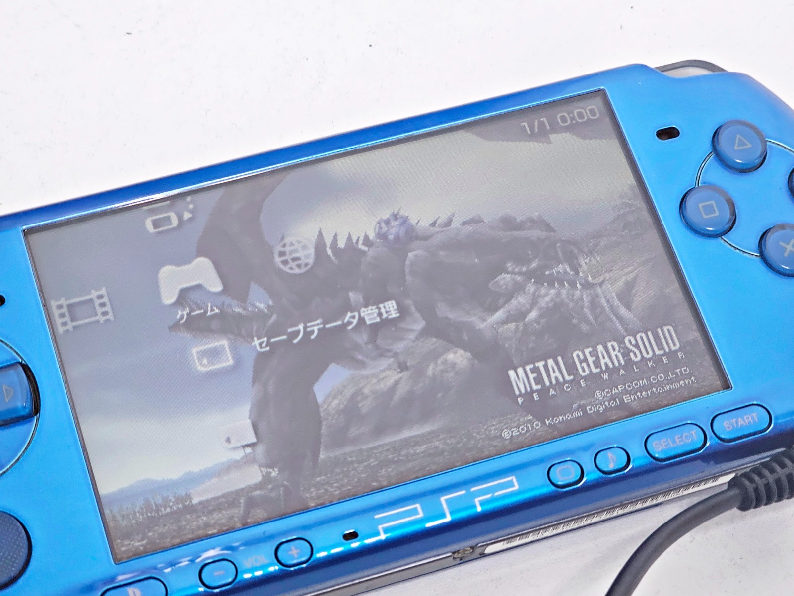Sony PSP-3000 Console Blue JUNK NO BATTERY