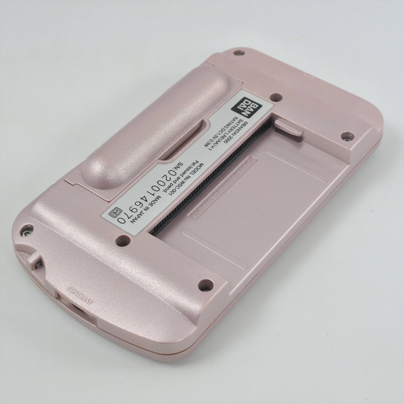 WonderSwan Color Console PEARL PINK WSC-001 Boxed Bandai 0200146970 ws