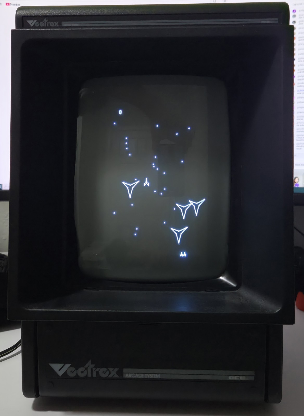 ⭐ Vectrex ⭐ Arcade Console 3000 1982-Tested Works Includes 9 Games & 1 Joystick