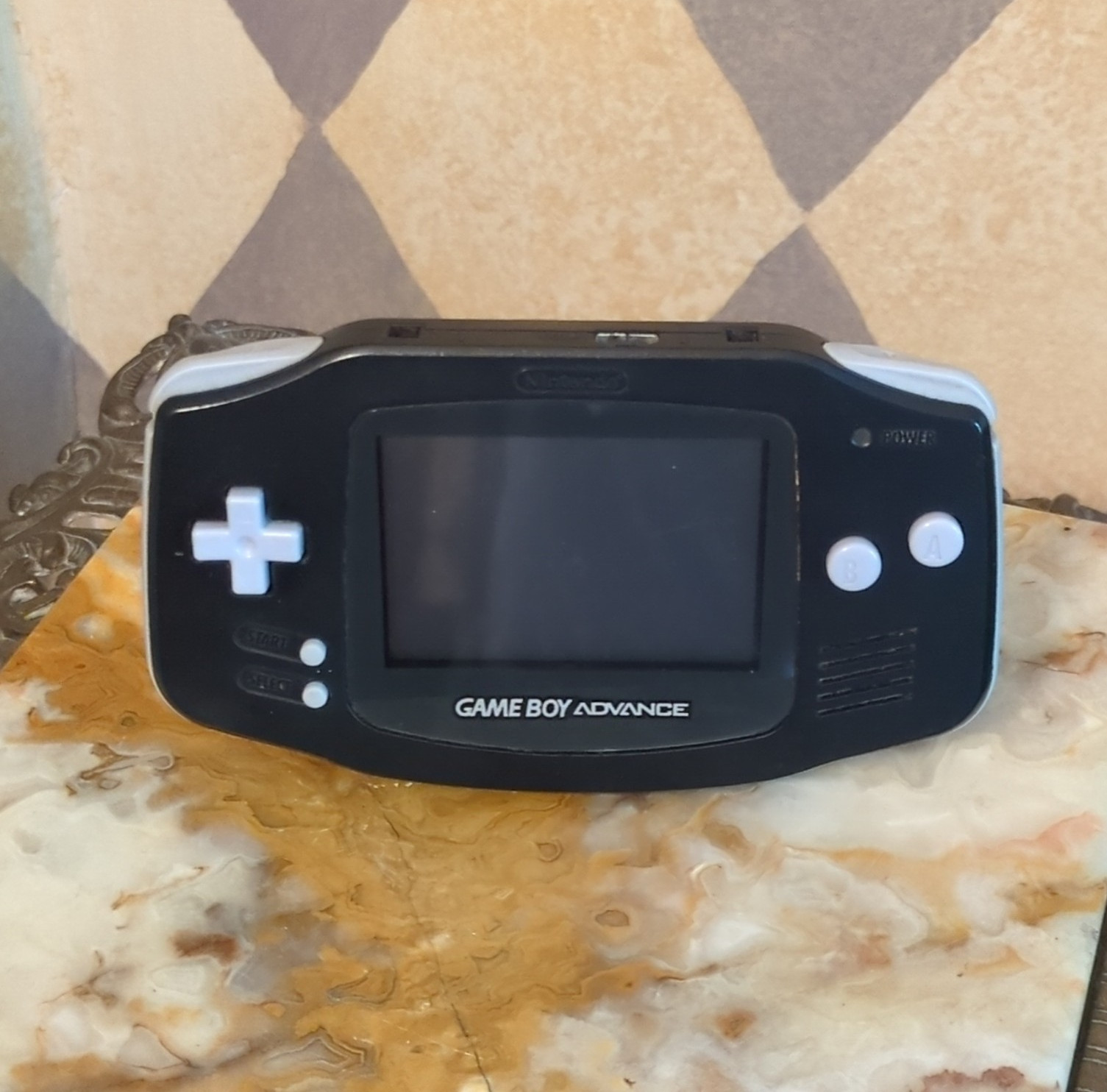 Nintendo Game Boy Advance AGB-001 Handheld System Black/White