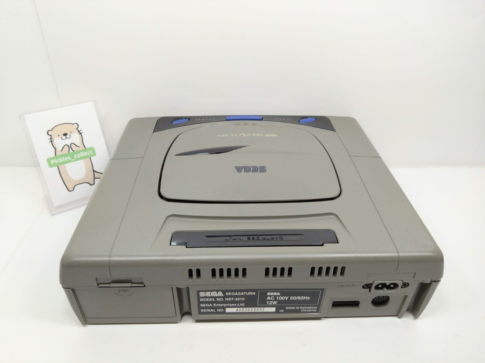 Sega Saturn Glay HST-3210 w/2 controlles Language Japanese Model Tested 0526E