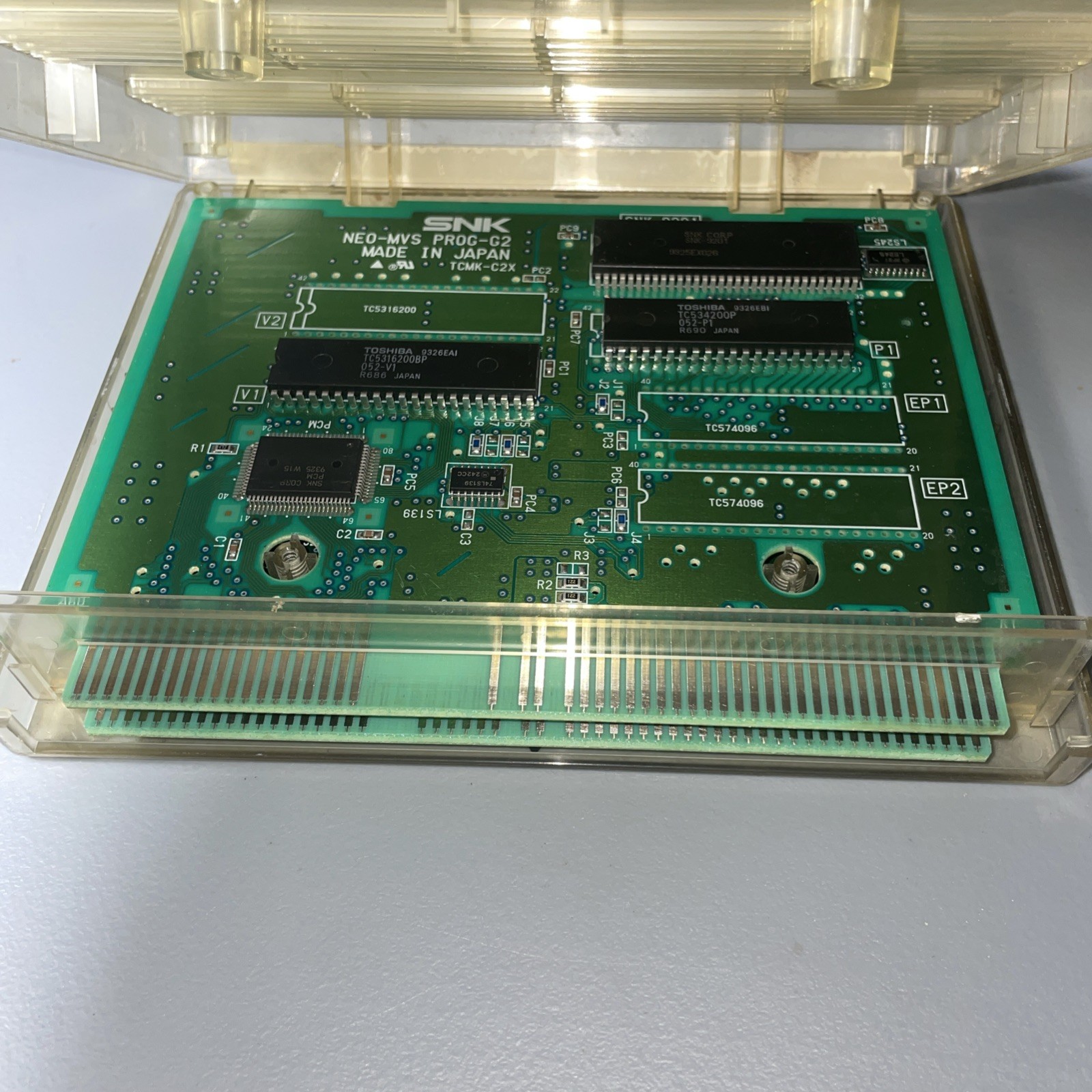 Super Sidekicks NEO GEO MVS Cartridge, Shockbox, Authentic Cart