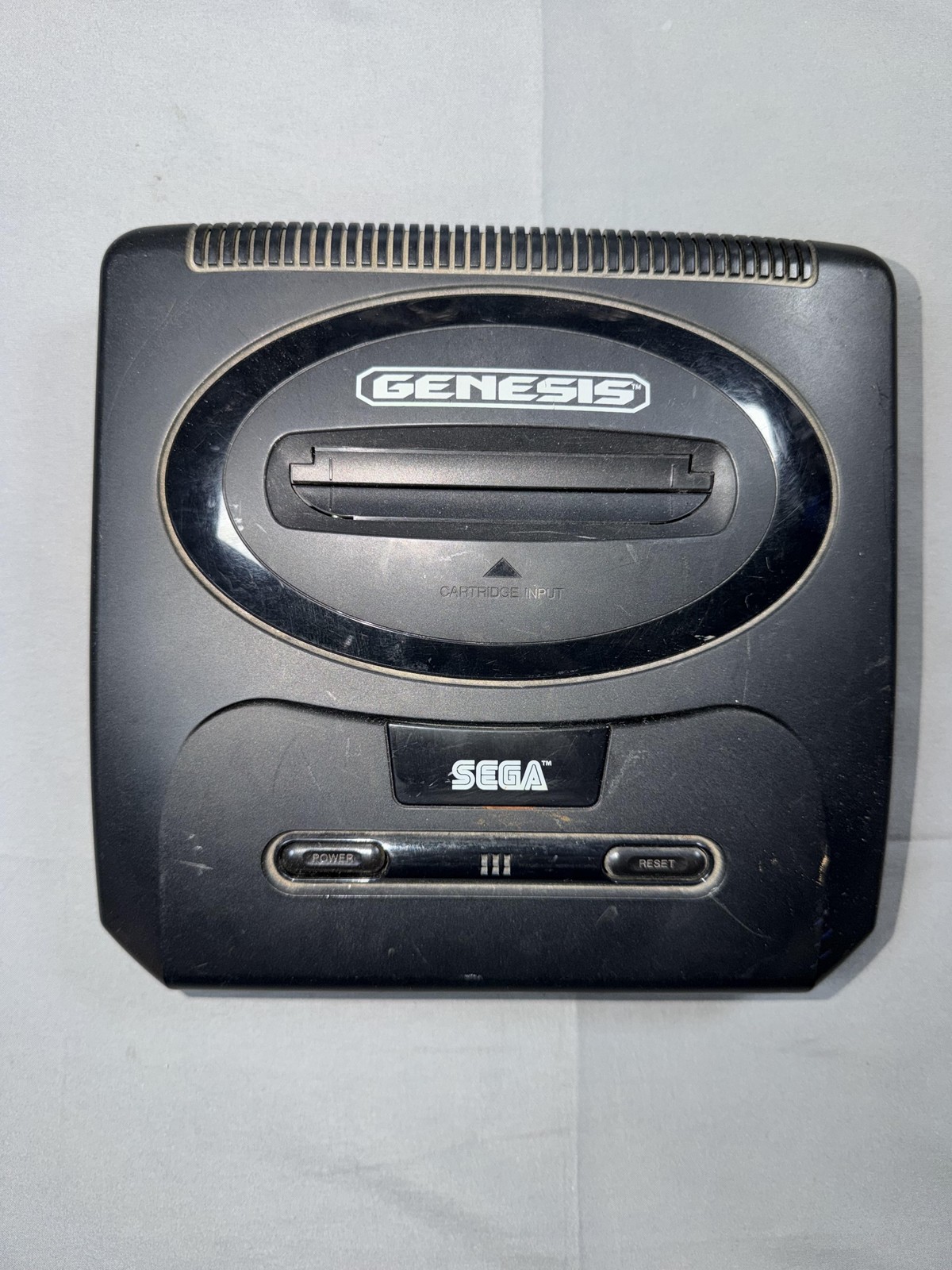 Vintage Sega Genesis MK-1631 Console Black RF Unit AC Adapter Tested READ