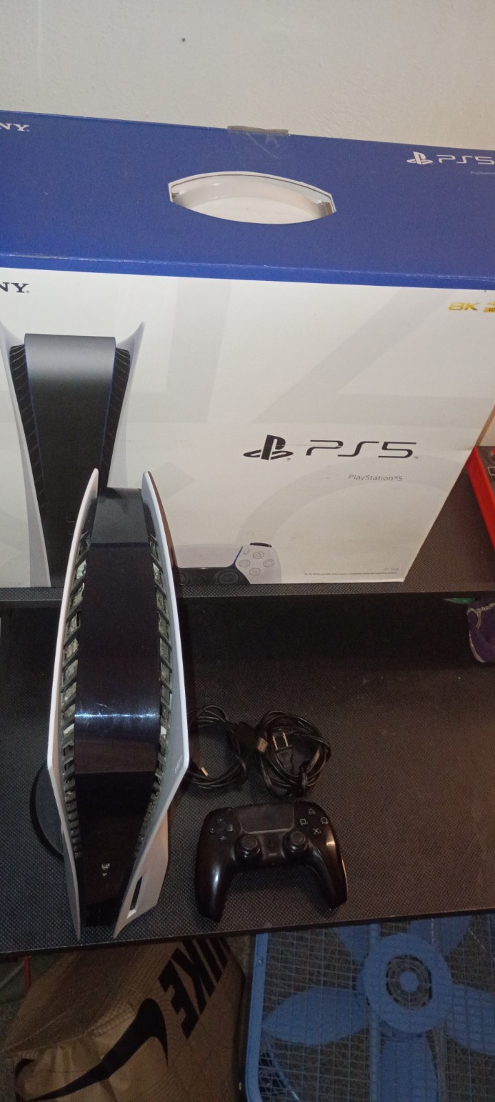 Sony PS5 PlayStation 5 Disc Standard Gaming Console with 4 Downloaded Games