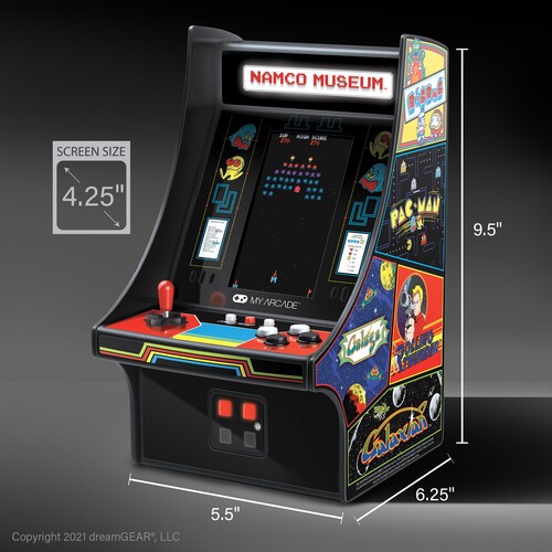 My Arcade DGUNL-3226 Namco Museum Mini Player Retro Arcade Machine – 10 Inch Cab
