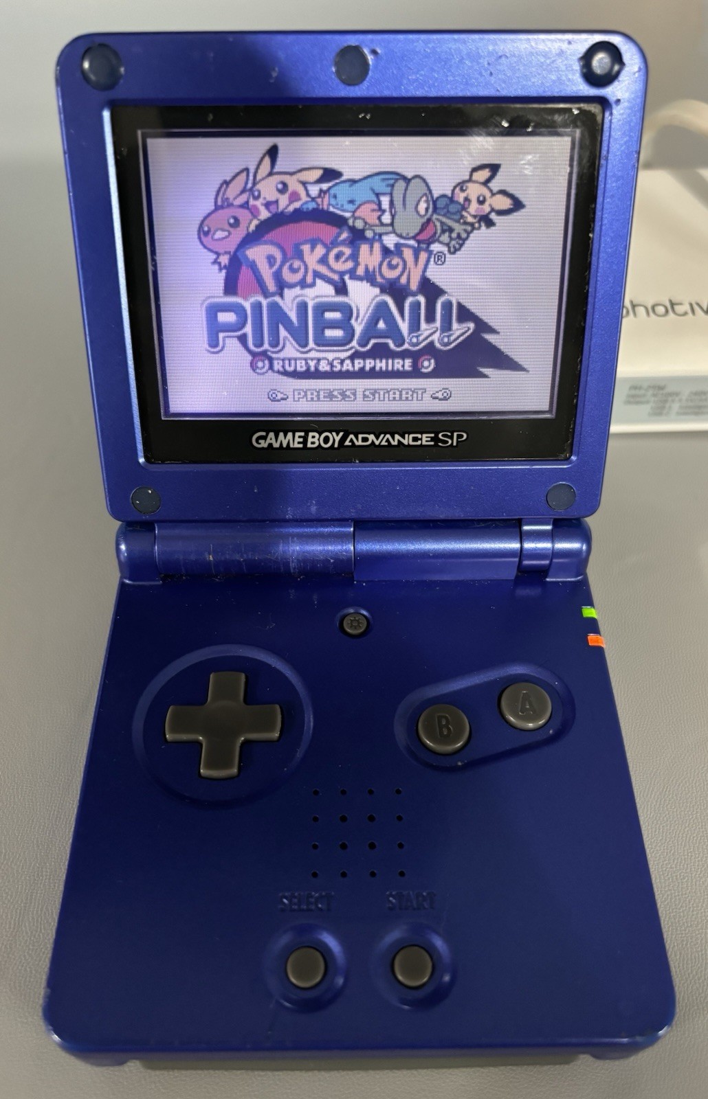 Gameboy Advance Console Cobalt Blue With Charger (GAME NOT INCLUDED)