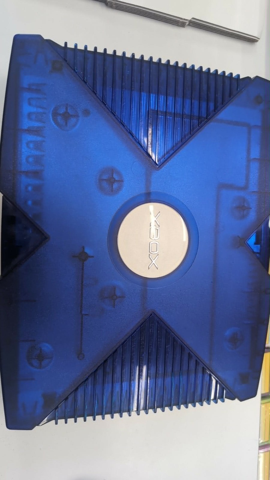 Halo 2 Ice Blue Limited Edition Xbox Console System Tested Working