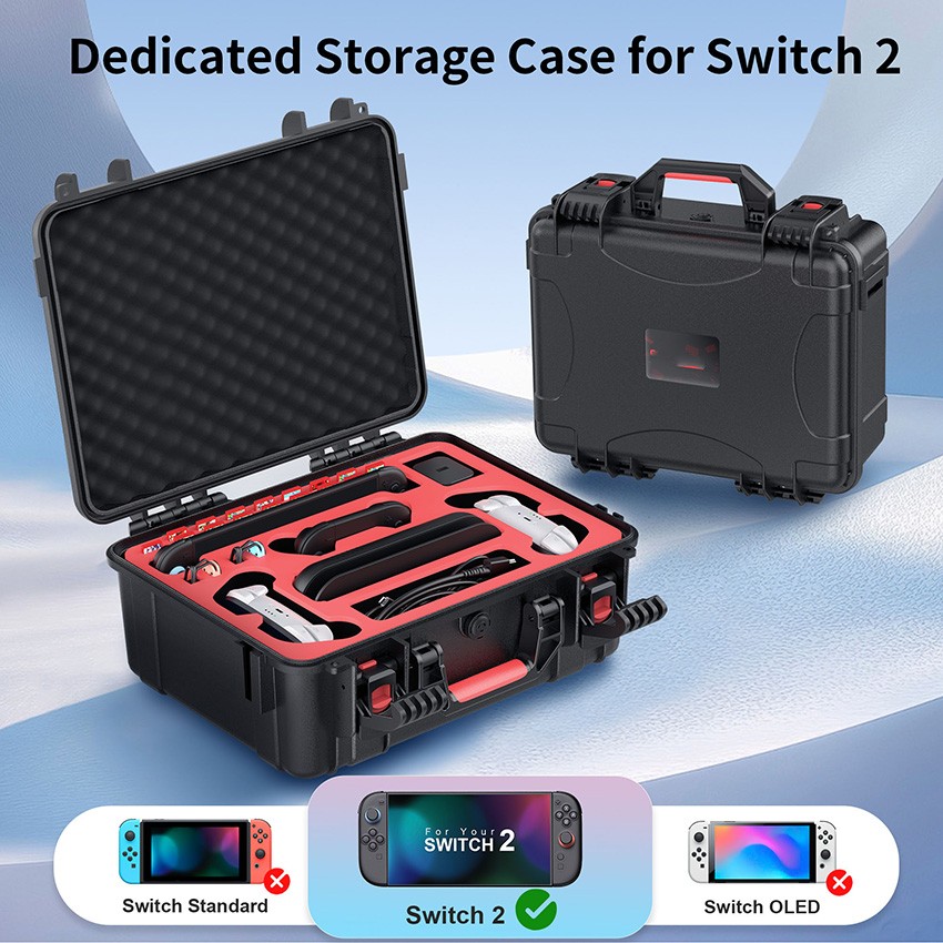 13040147 Hard Carrying Case ABS Waterproof Box For Switch 2 Component