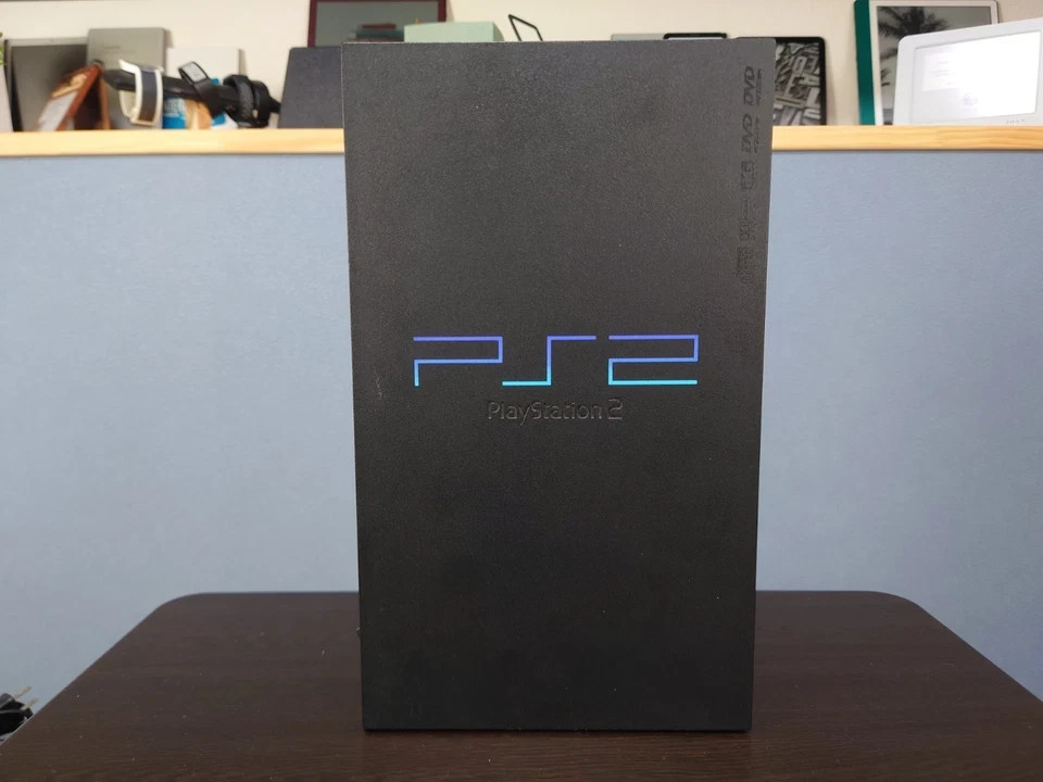 Playstation 2 W/Box 100% Original NTSC-J Japan + Controller SCPH-15000 w/ FF7