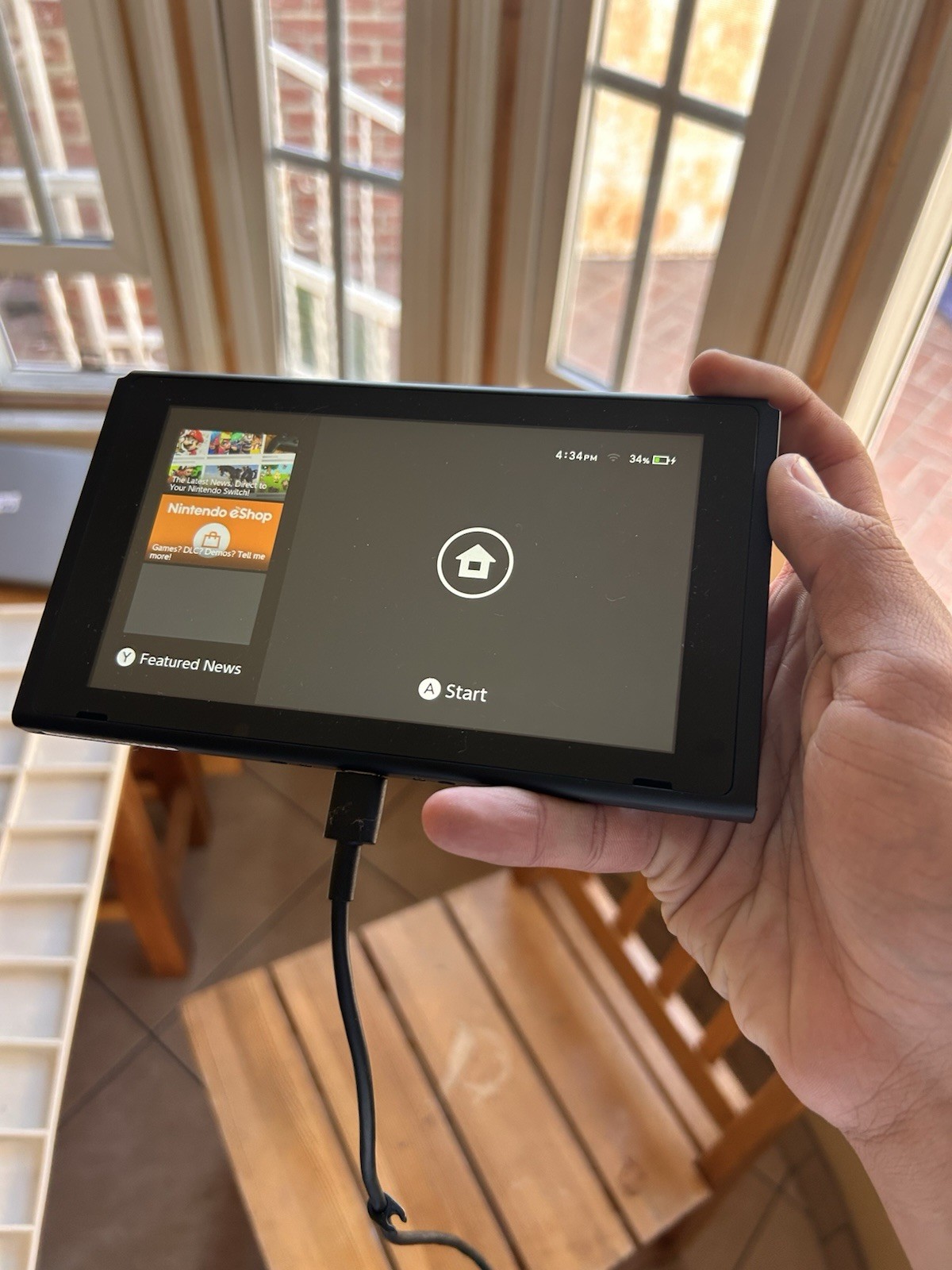 Nintendo Switch with everything still included works perfectly fine.