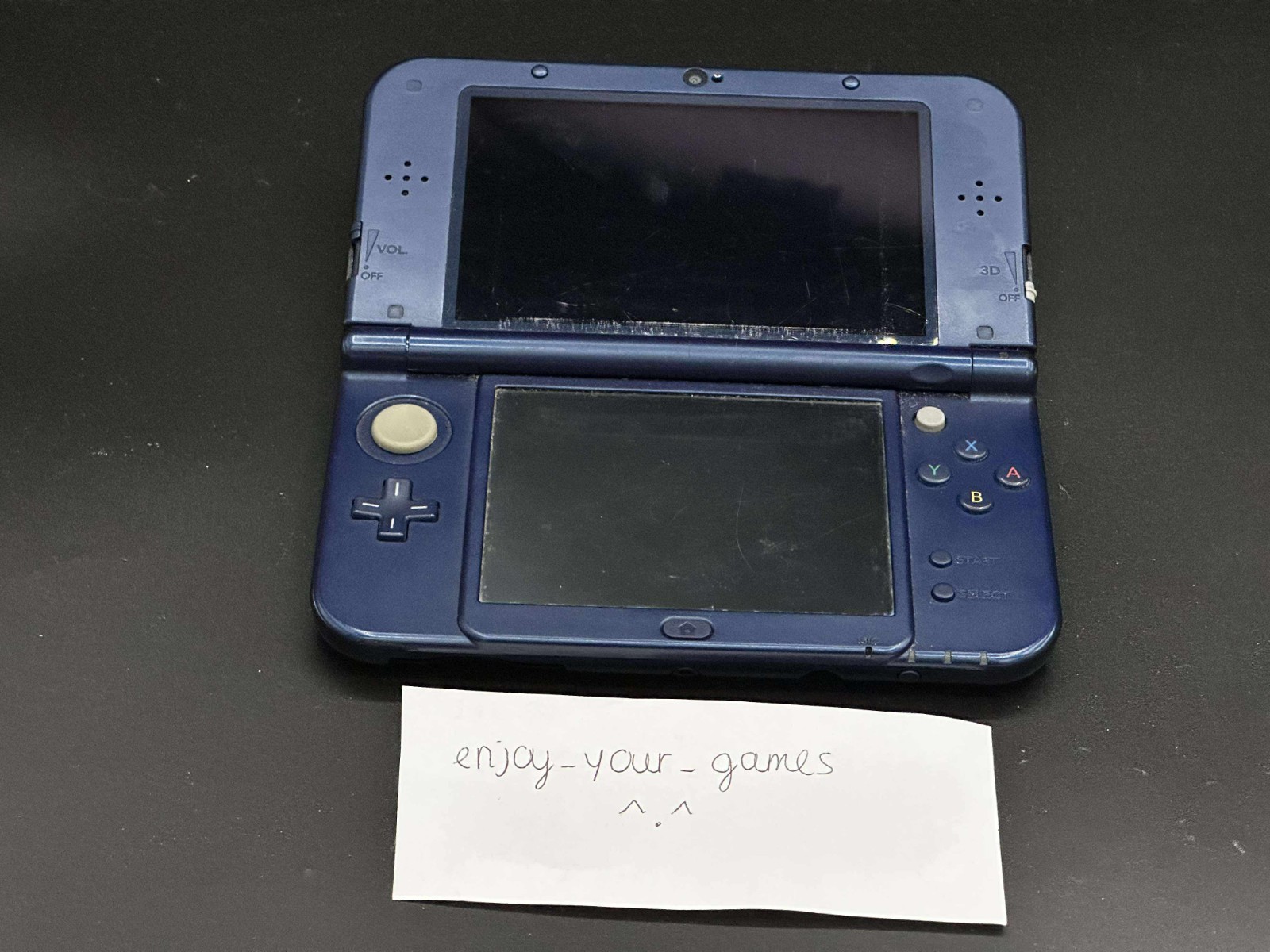 Nintendo New 3DS XL LL Blue | English | Charger | Stylus – SHIP IN 1-DAY