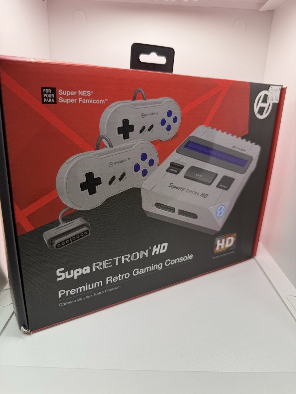 Hyperkin SupaRetron HD SNES Console Gray/Purple, 720p HDMI, Region Free