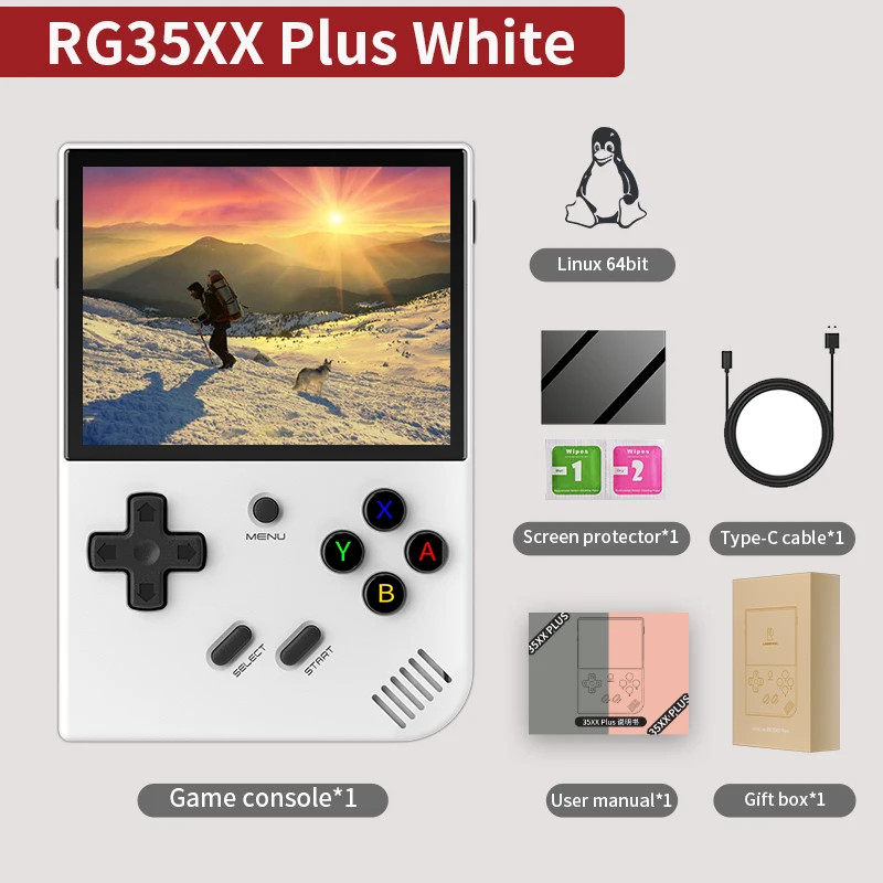 Retro Handheld Game Console 5000 Games IPS Screen WiFi HDMI Linux 64 Bit