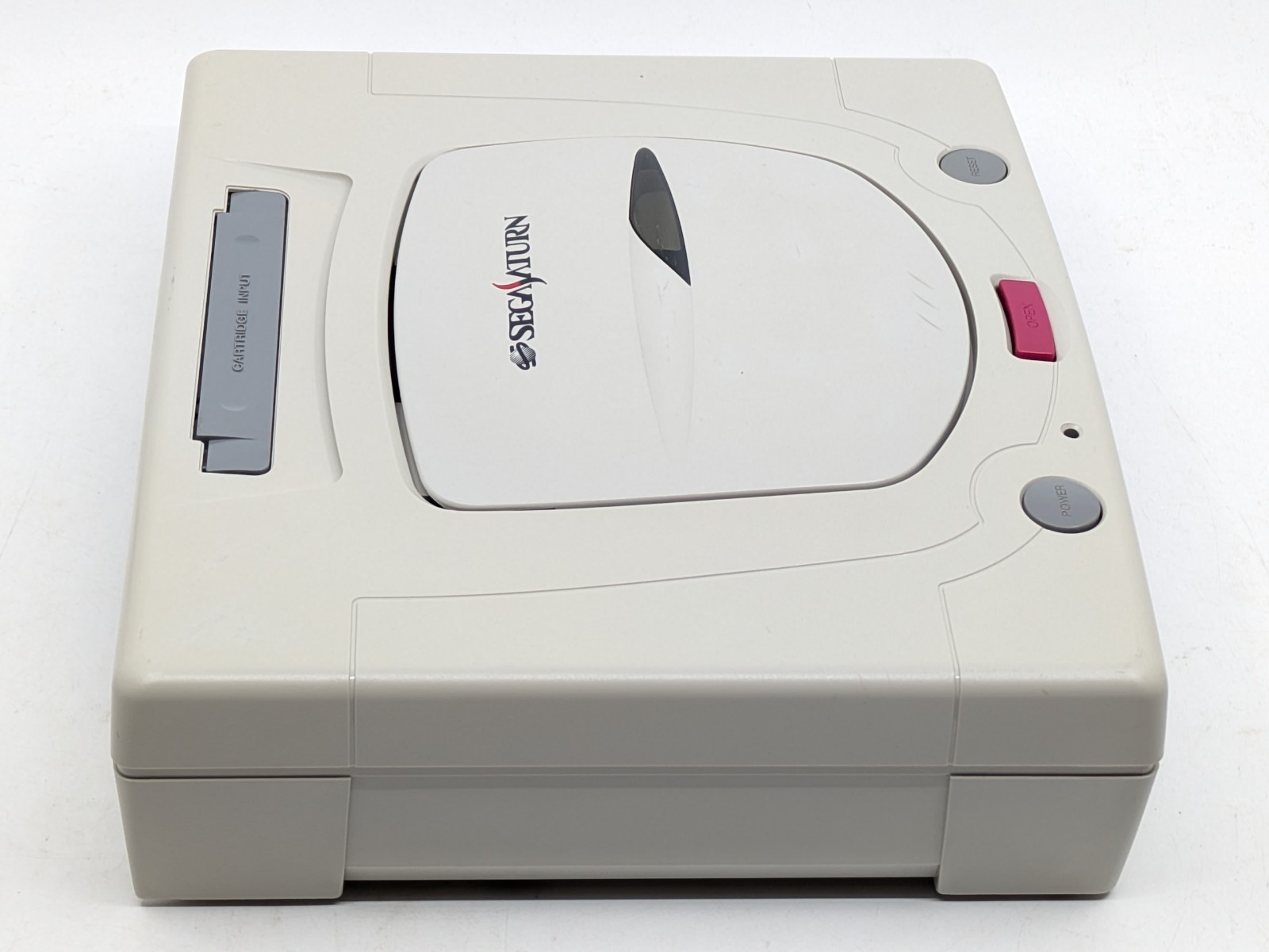 Sega Saturn White Console HST-3220 NTSC-J Japan Tested w/ Controller & Cables