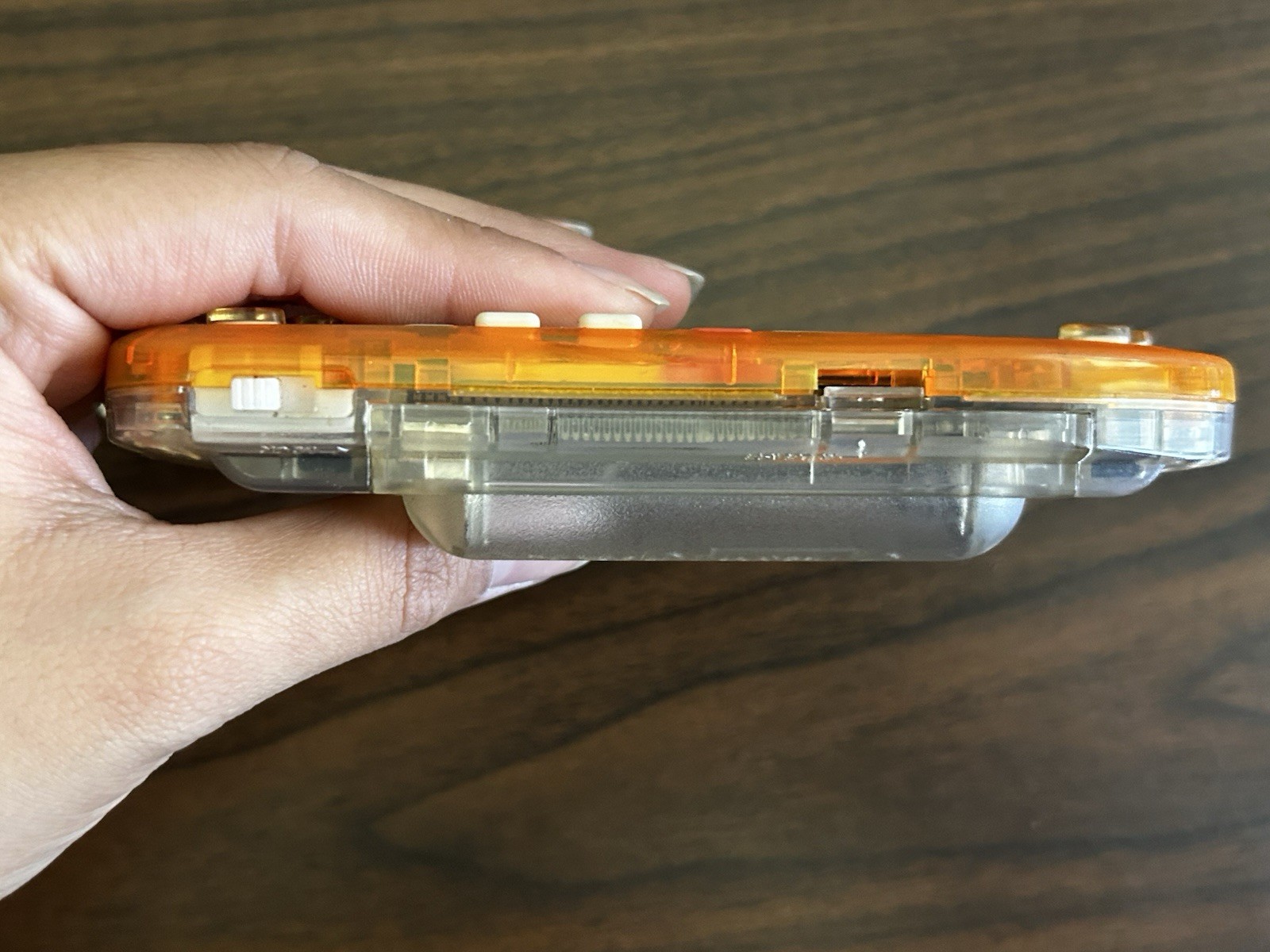 clear orange Bandai Wonderswan Color WSC w/ Backlit IPS Screen-FAST SHIPPING